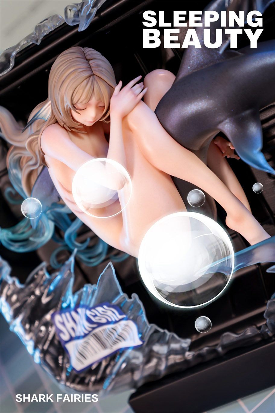 【Pre-sale】Sleeping Beauty-Shark Fairies-Black Fin and Silver Fin-WeArtDoing Studio