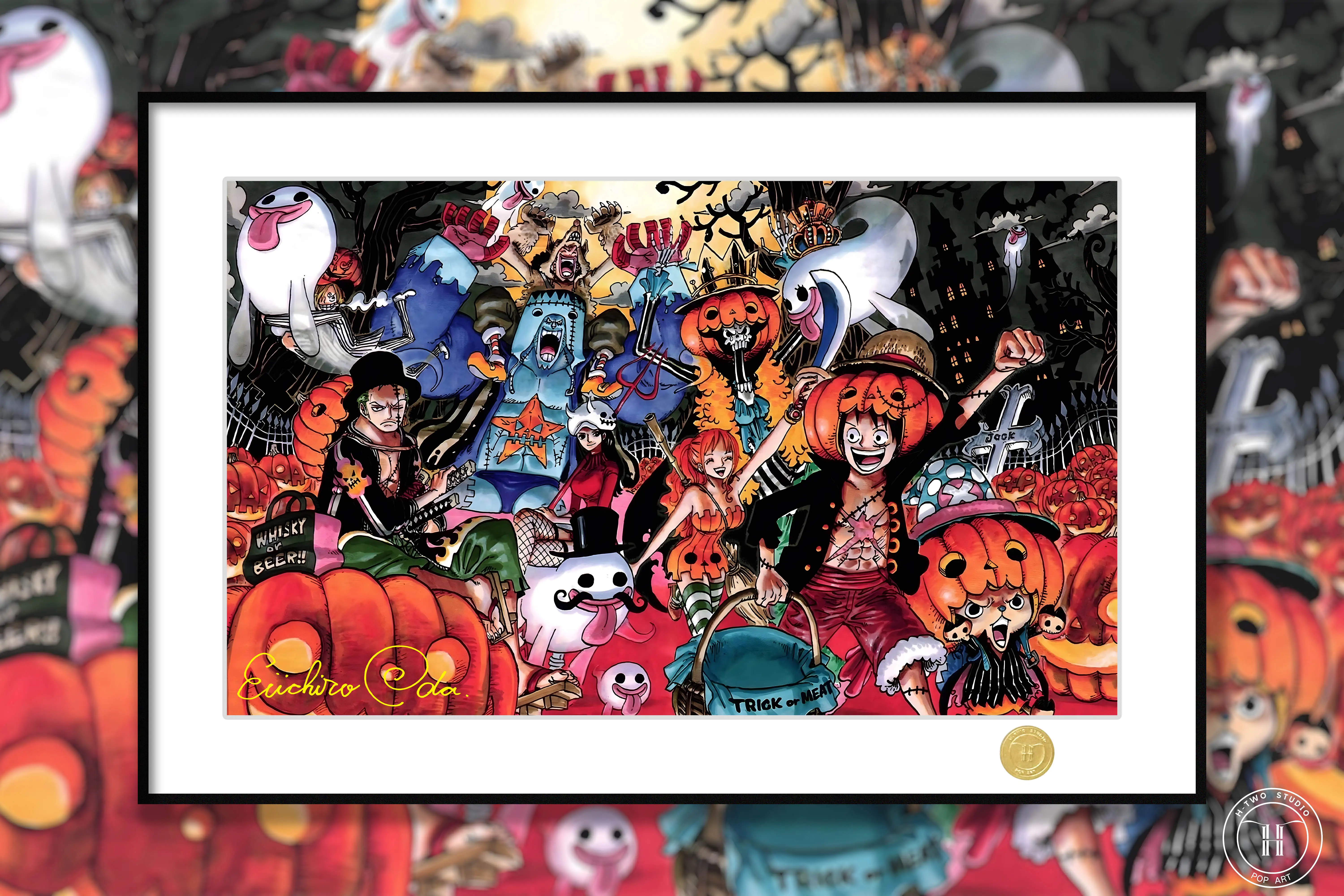 【Pre-sale】Decorative Painting of Halloween The Straw Hats-H2 Studio