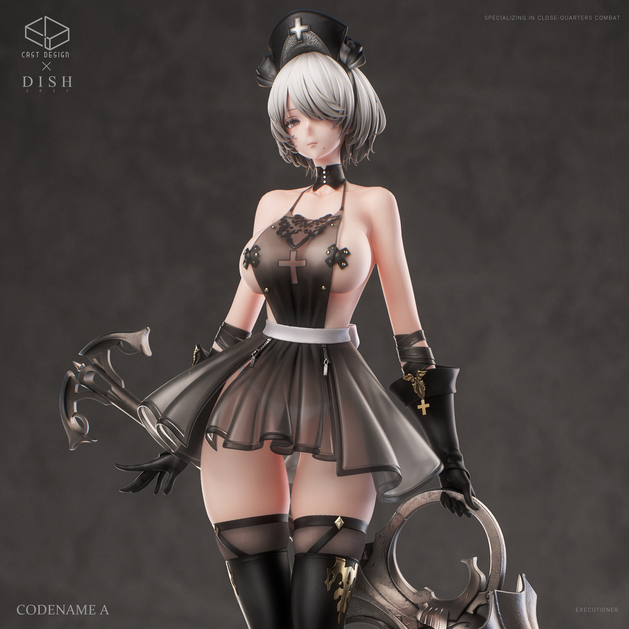 【Pre-sale】1/4 Scale No.7 Codename A Instructor 2B-Cast Design Studio X Dish