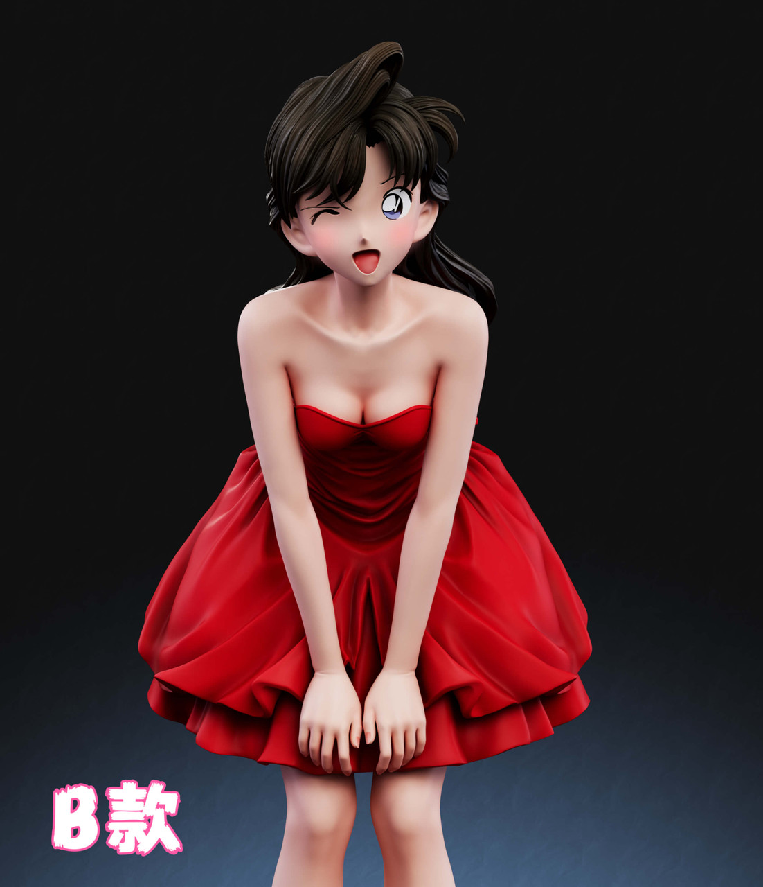 【Pre-sale】1/6 Scale Red Dress Mouri Ran-YYDS Studio