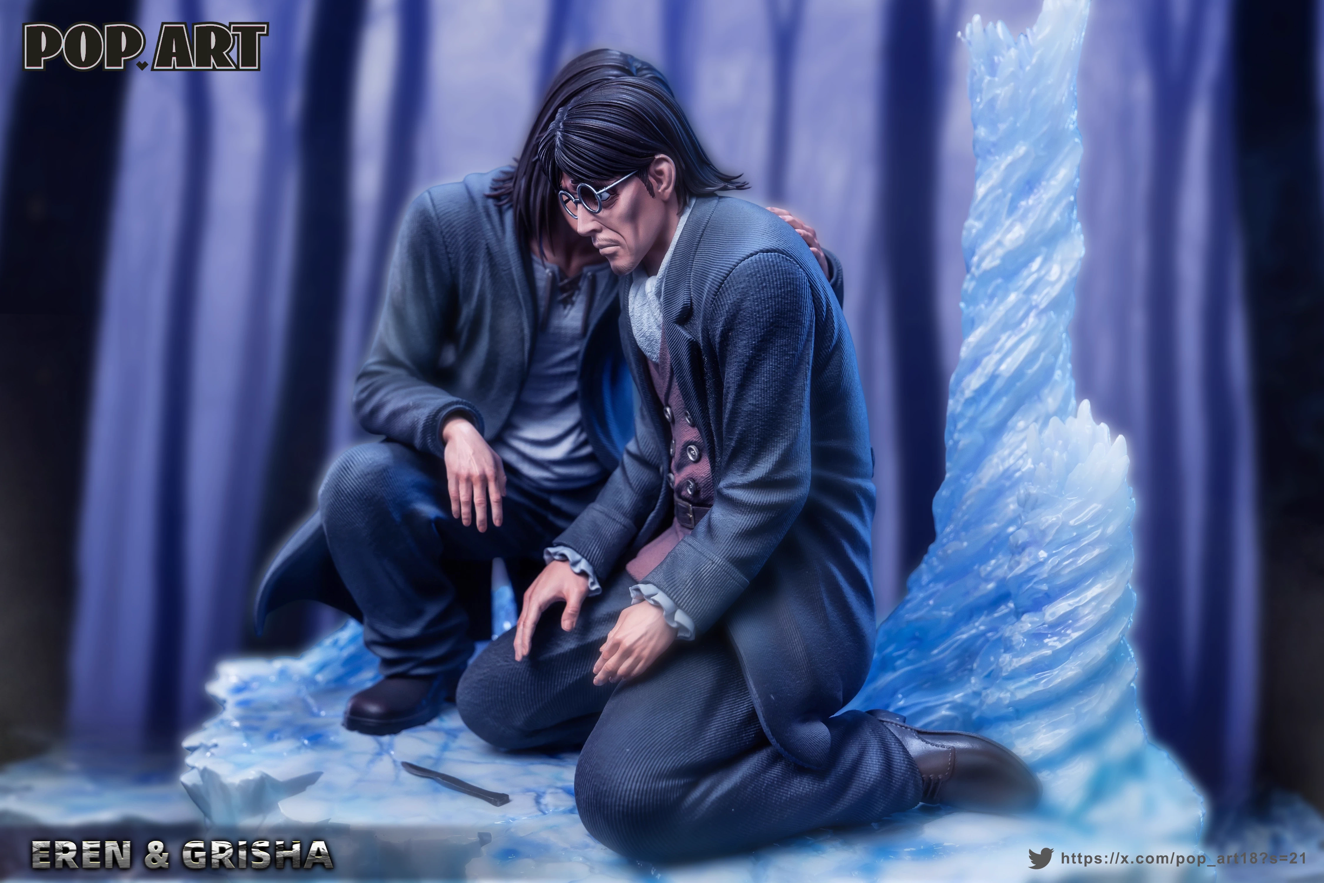 【Sold out】1/6 Scale Eren Jeager and Grisha Jaeger-POP.ART Studio
