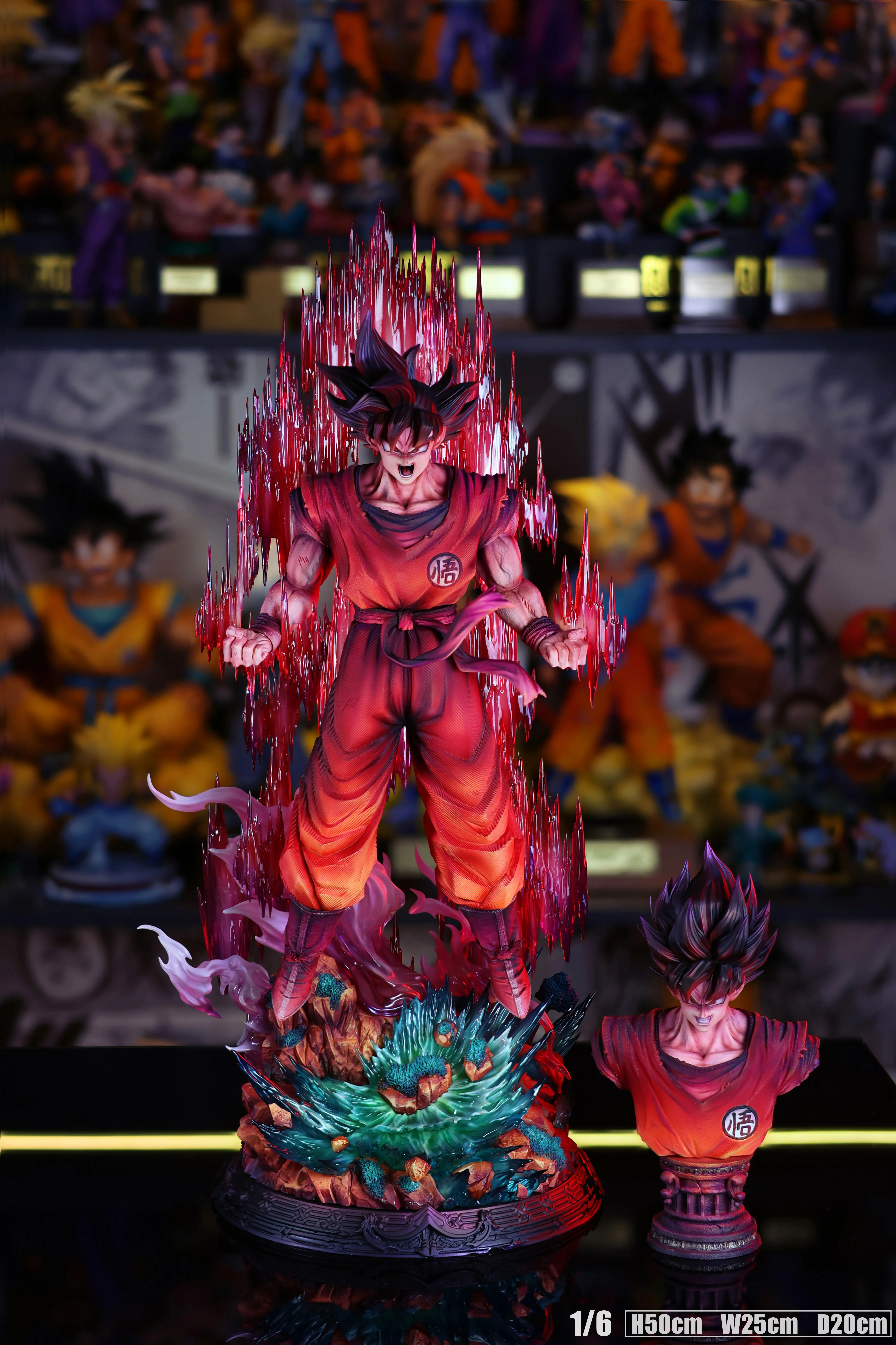 【Pre-sale】1/6 Scale Goku Kaio-ken-YunQi Studio