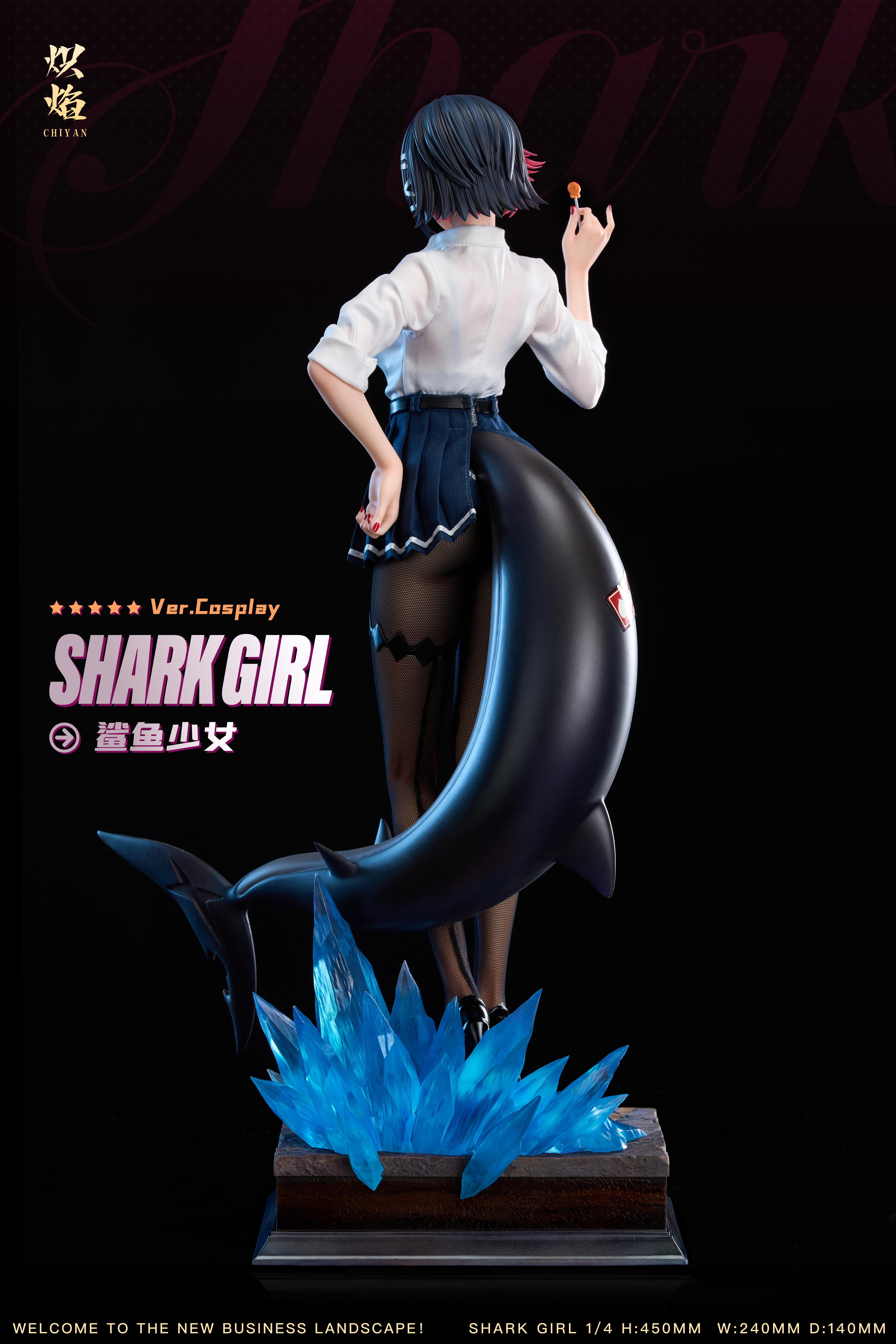 【Pre-sale】1/4 Scale COSPLAY Series Shark Girl Ellen Joe-ChiYan Studio