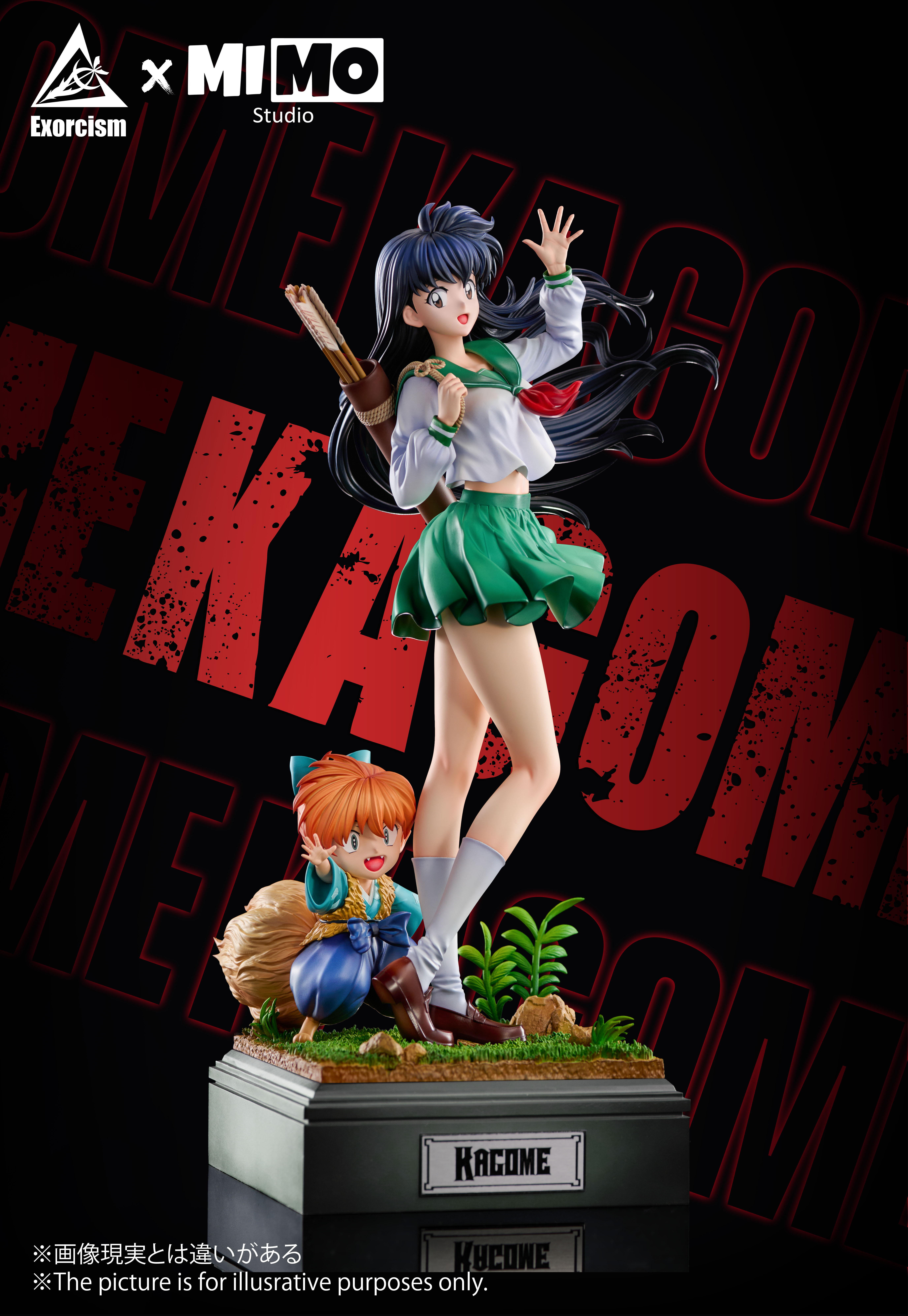 【Pre-sale Closed】1/6 Scale Higurashi Kagome and Shippo-Exorcism Studio x Mimo Studio