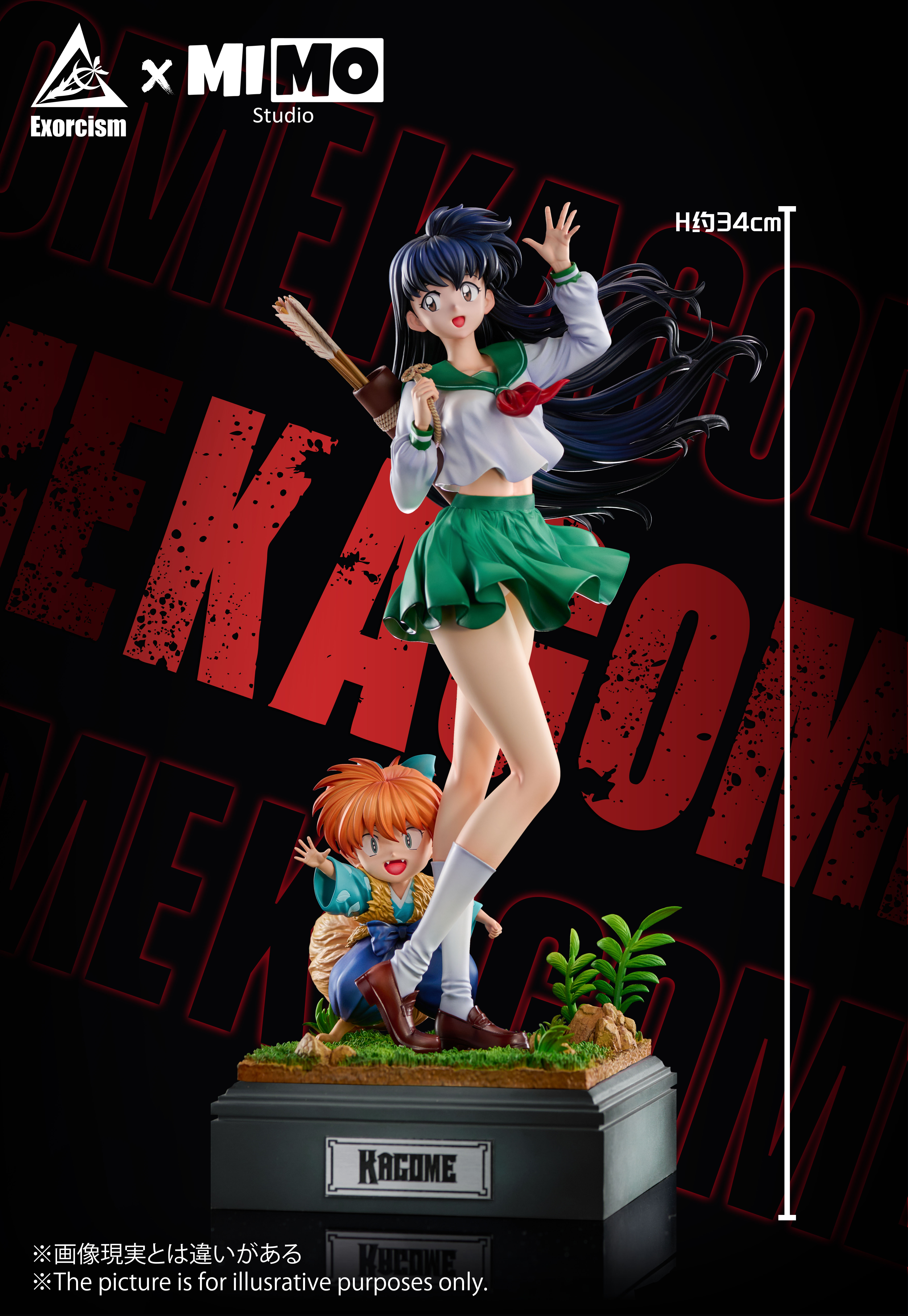 【Pre-sale Closed】1/6 Scale Higurashi Kagome and Shippo-Exorcism Studio x Mimo Studio