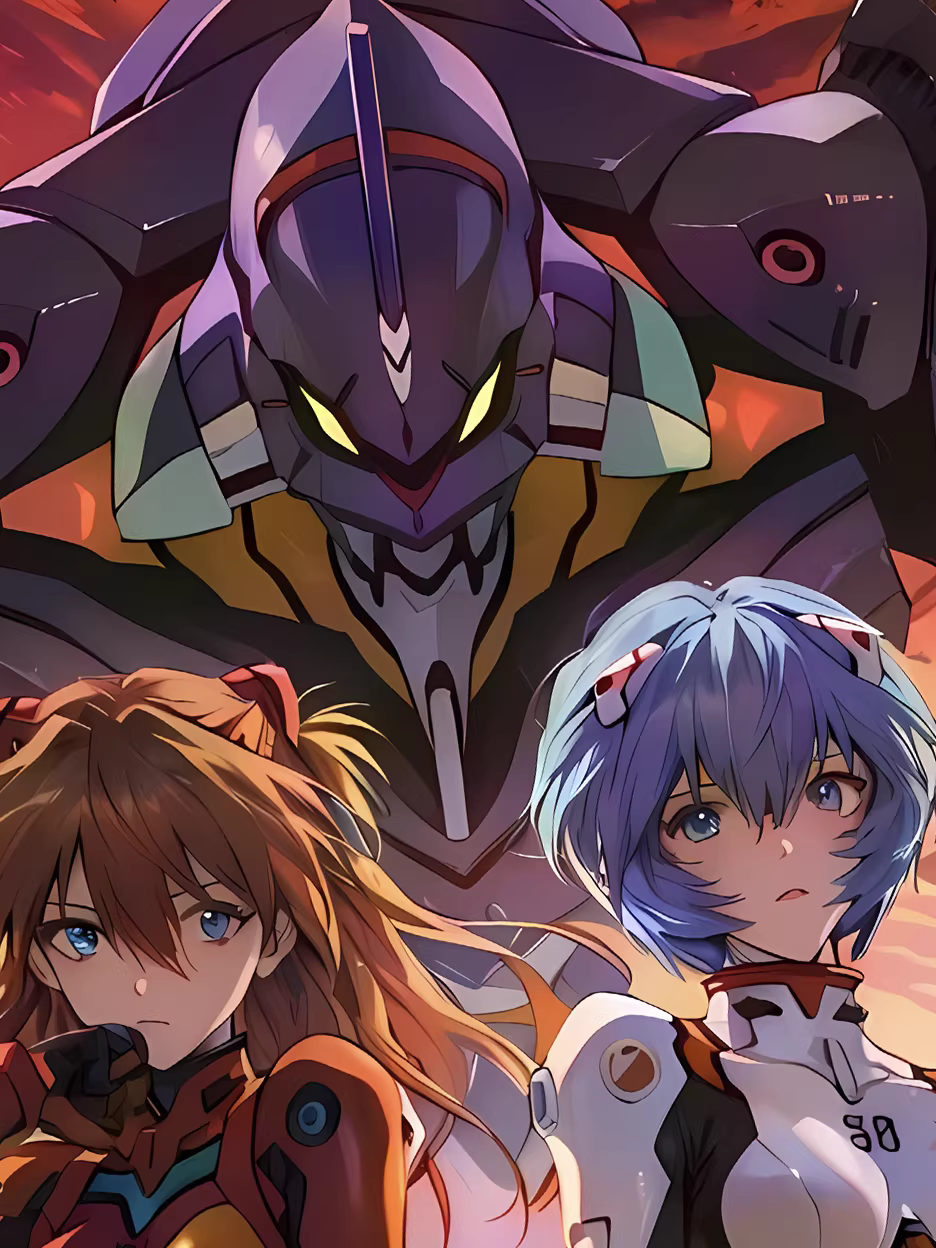 【Pre-sale】Decorative Painting of Asuka Langley Soryu and Ayanami Rei-XingKong Studio