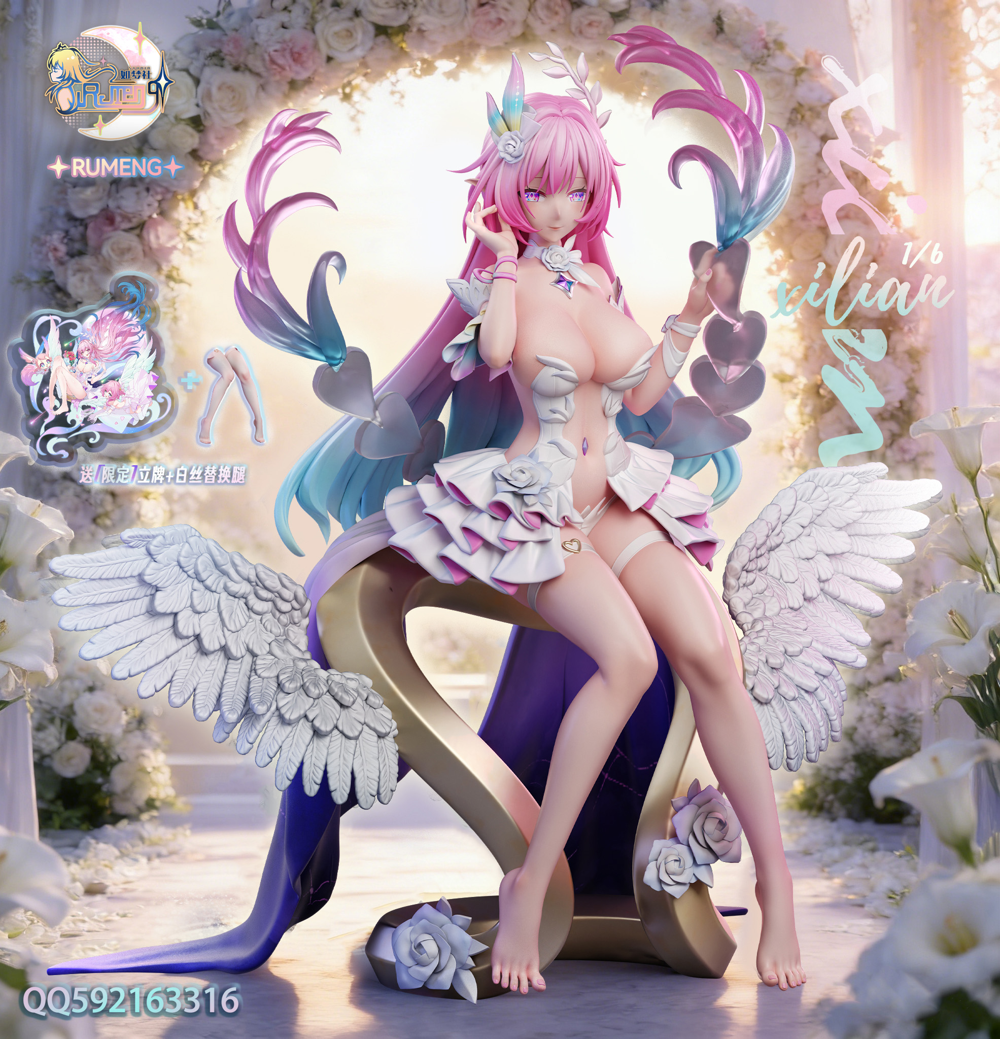 【Pre-sale】1/6 Scale Wedding Dress Cyrene-RuMengShe Studio