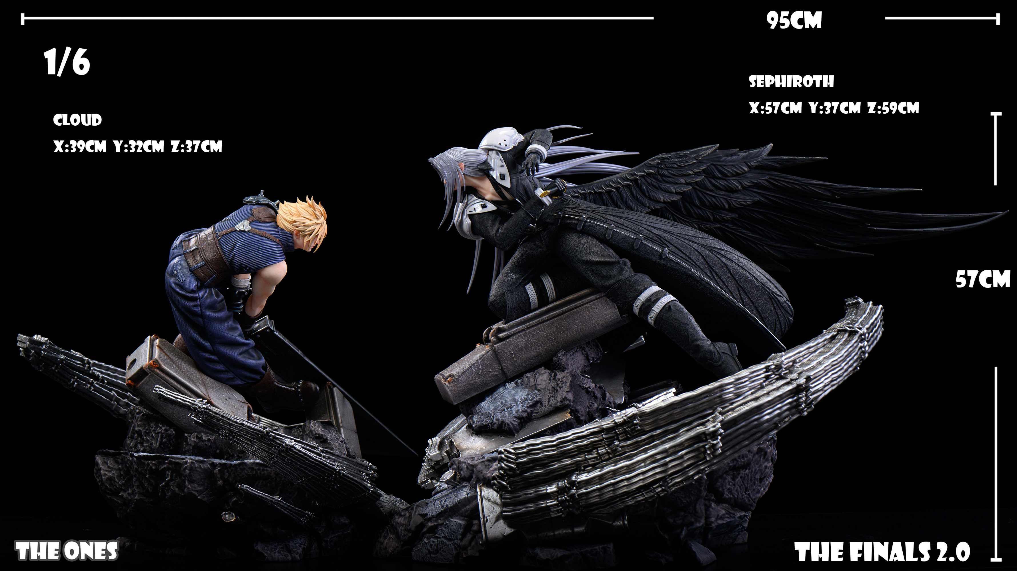 【Pre-sale】1/6 Scale Cloud vs Sephiroth-THE ONES Studio