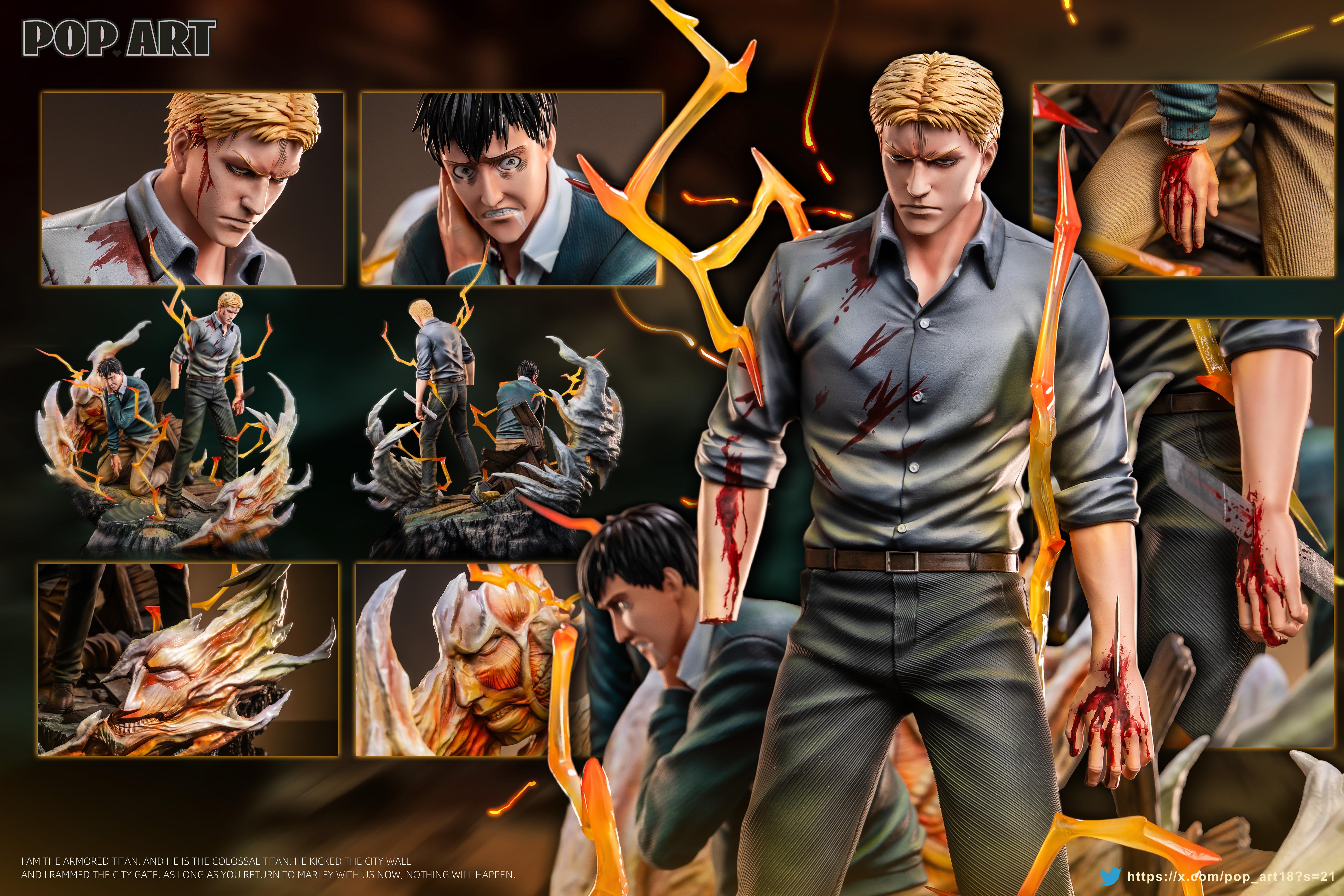 【Pre-sale】1/6 Scale Reiner Braun and Bertholdt Hoover-POP.ART Studio
