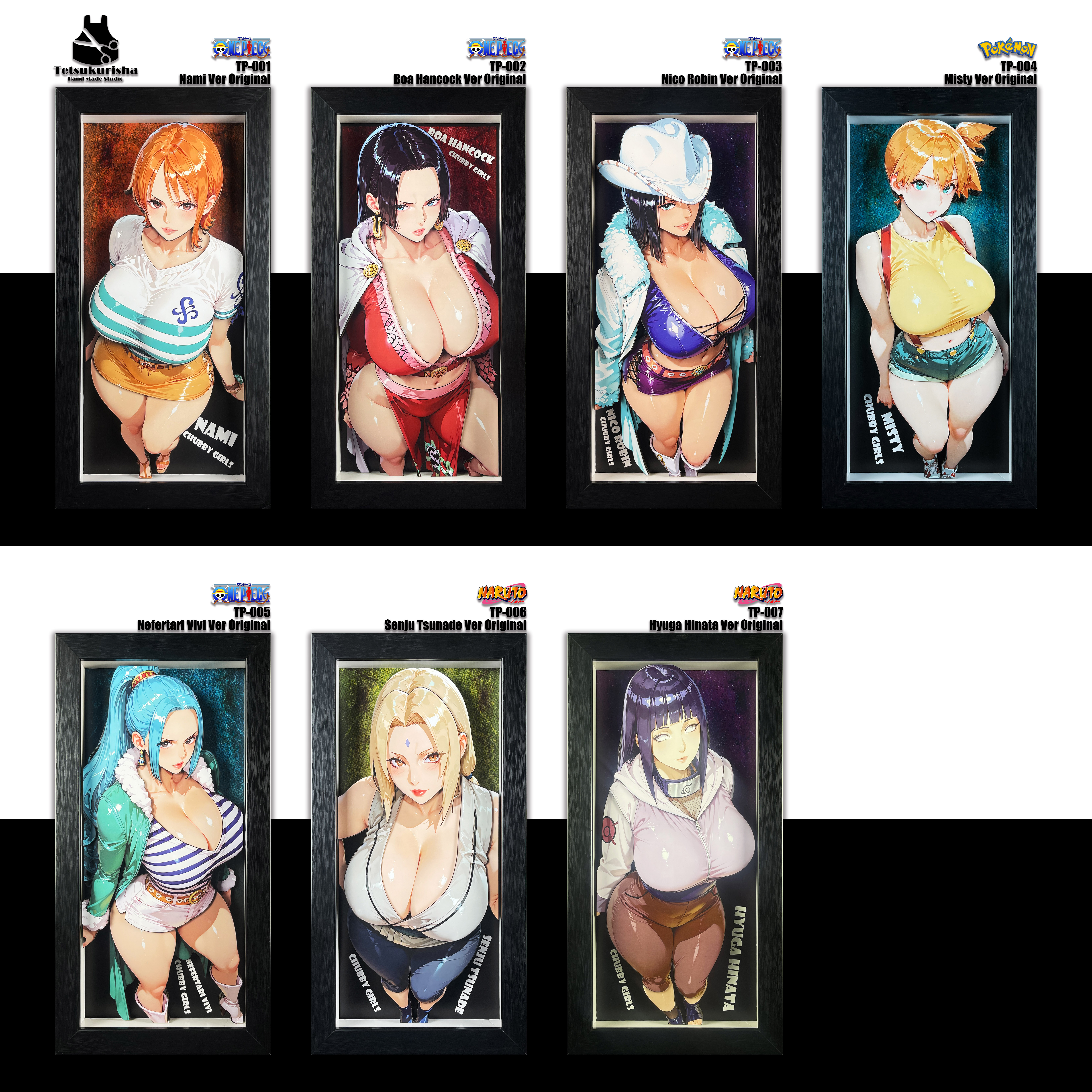 【Pre-sale】TP-007 Decorative Painting of Chubby Girls Series Hyuga Hinata-Tetsukurisha Studio