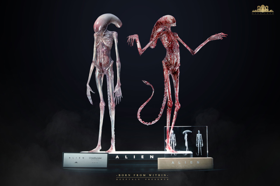 【Pre-sale】1/1 Scale Alien Covenant Chestburster with LED-Deep Tale Studio