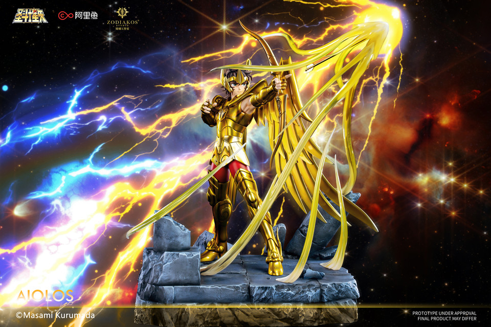 【Pre-sale】1/6 Scale Gold Saint-Aiolos Licensed-Zodiakos Studio
