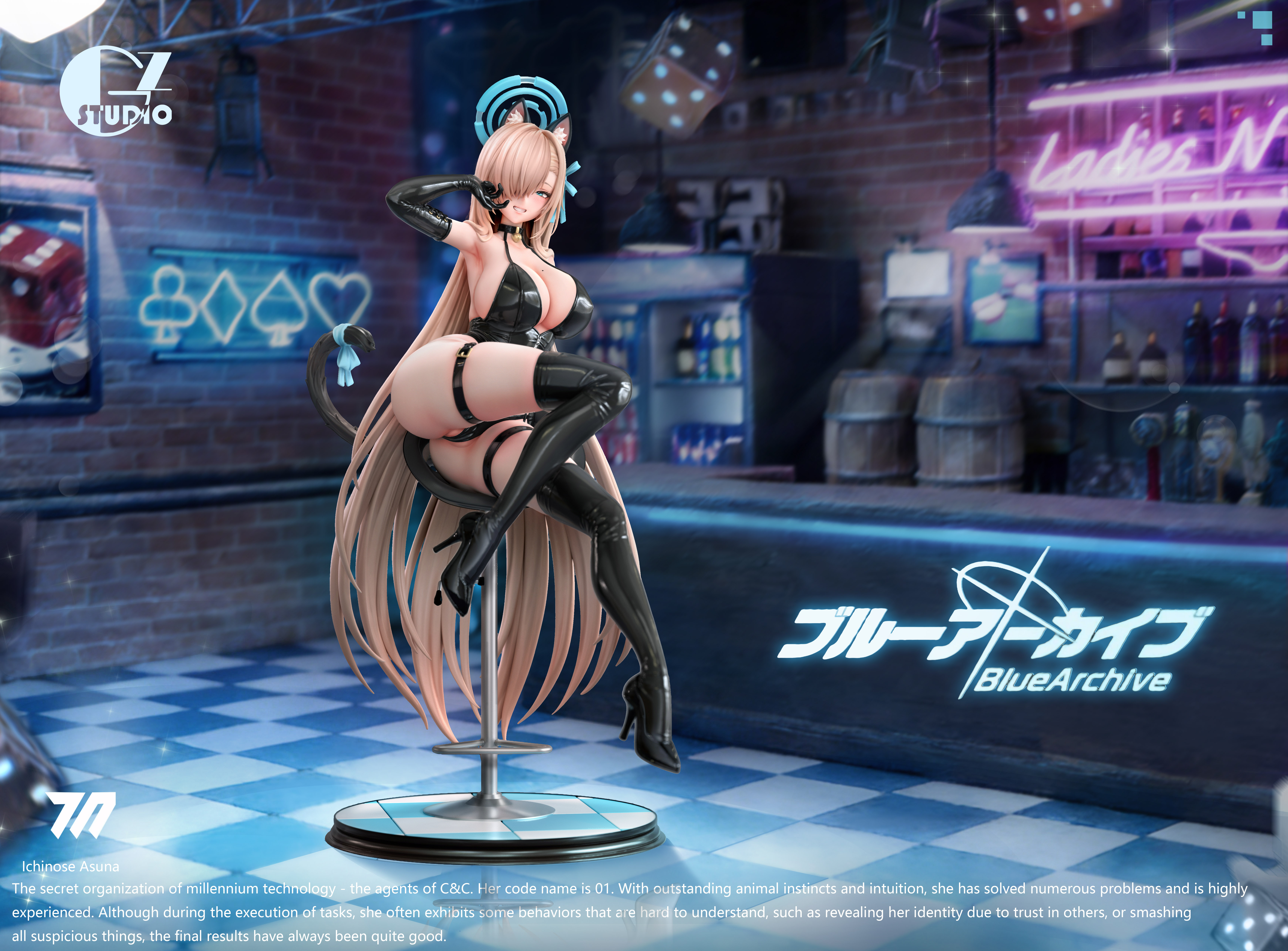 【Pre-sale】1/6 Scale Gel Coat Bunny Girl Itinose Asena-GZ Studio
