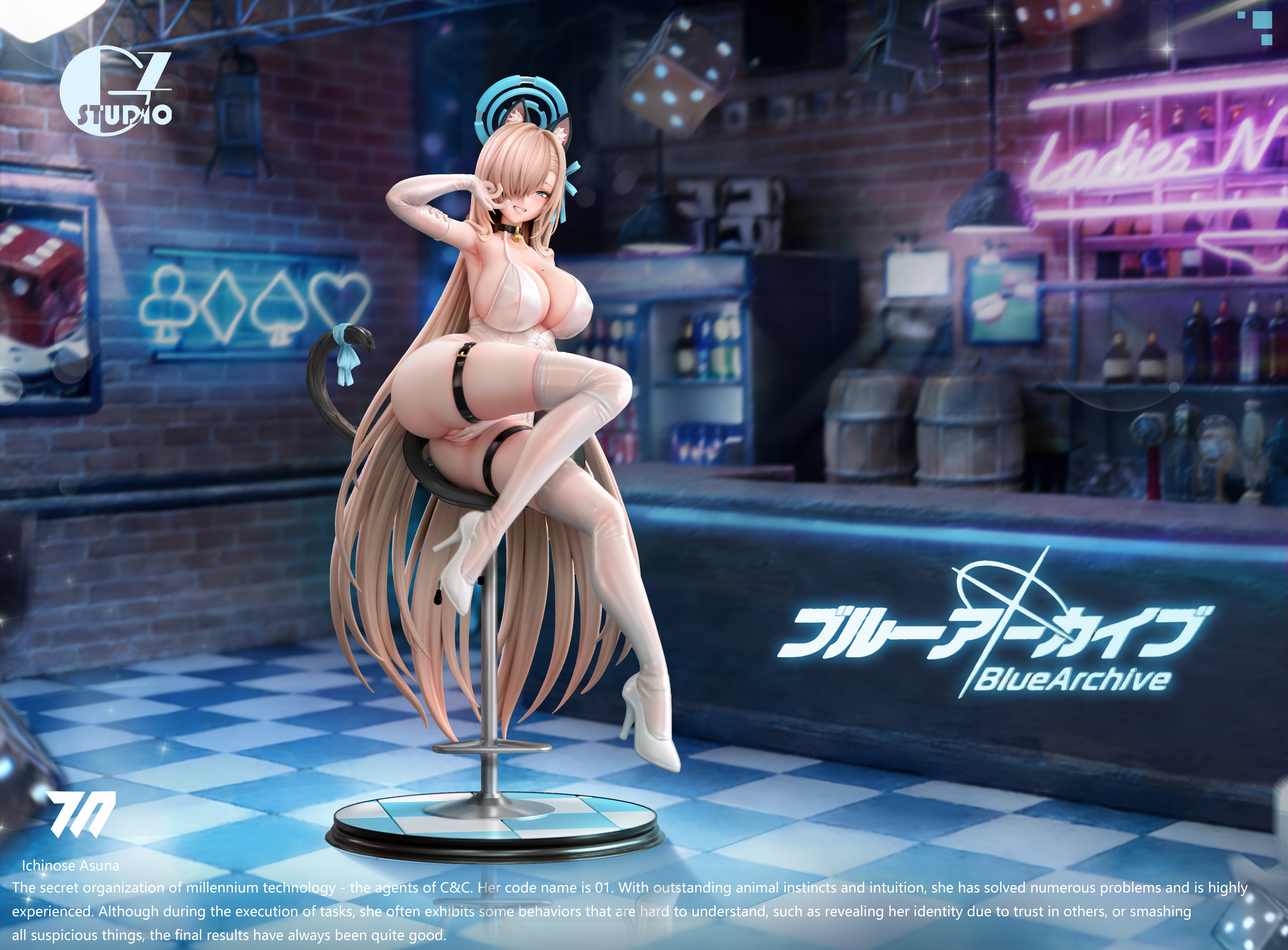 【Pre-sale】1/6 Scale Gel Coat Bunny Girl Itinose Asena-GZ Studio