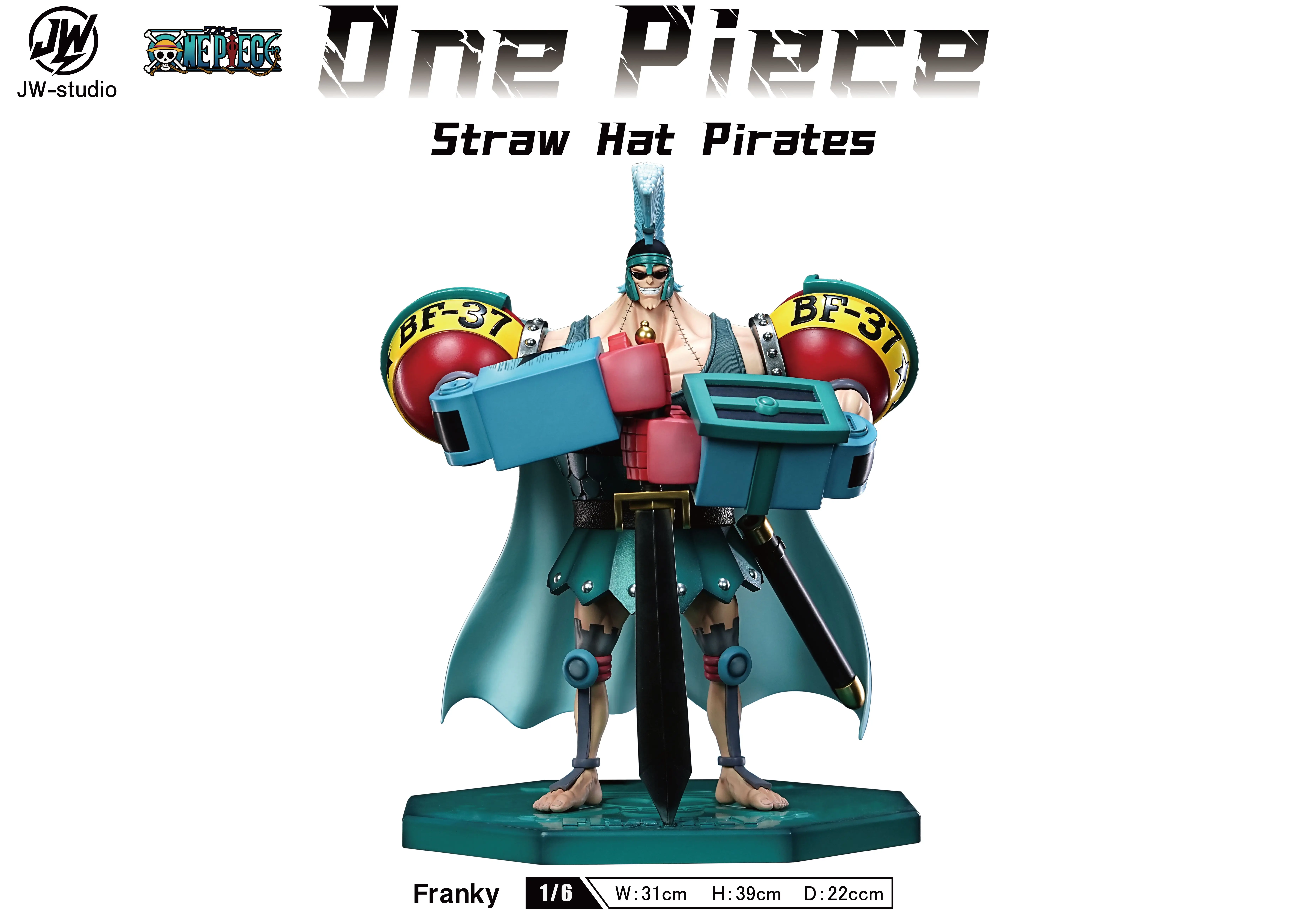 【Pre-sale】1/6 Scale Zoro, Sanji, Usopp, Brook, Robin, Franky and Chopper-JW Studio