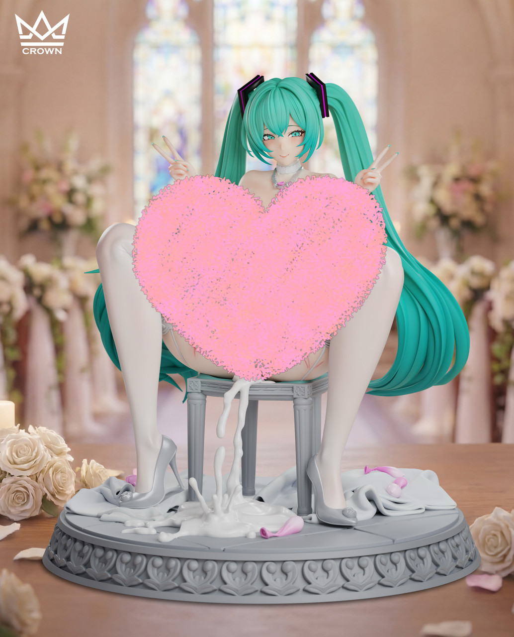 【Pre-sale】1/6 Scale Hatsune Miku and Hatsune Miku Rabbit Hole-Crown Studio