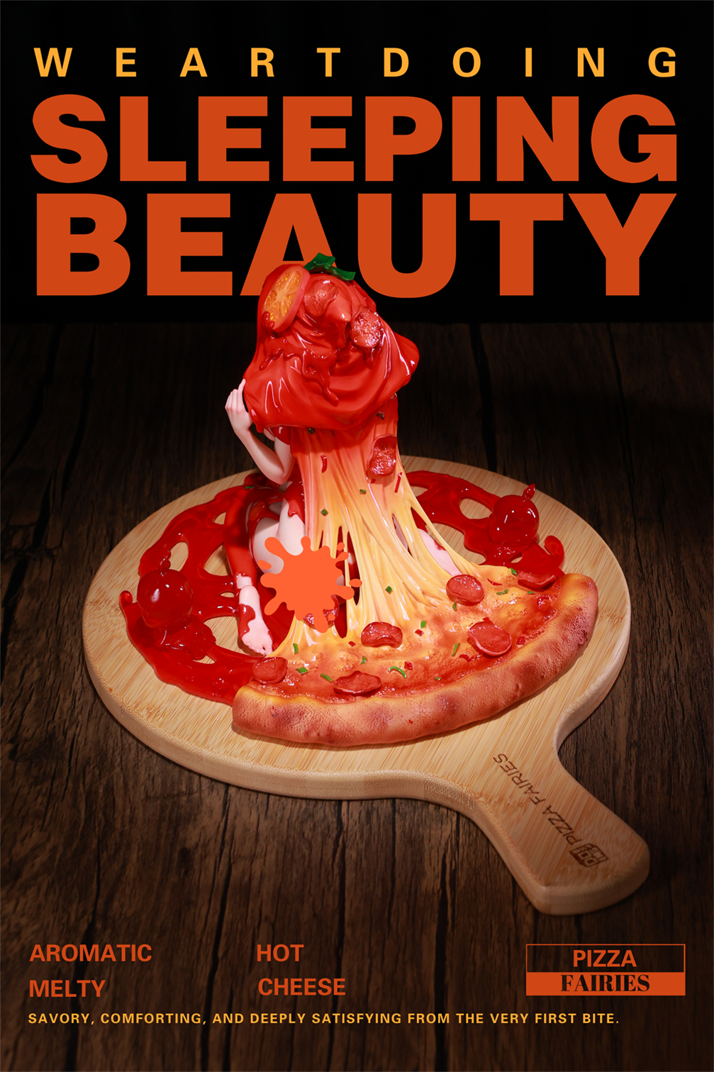 【Pre-sale】Sleeping Beauty-Pizza Fairies-Cheese Supreme and Classic Tomato-WeArtDoing Studio
