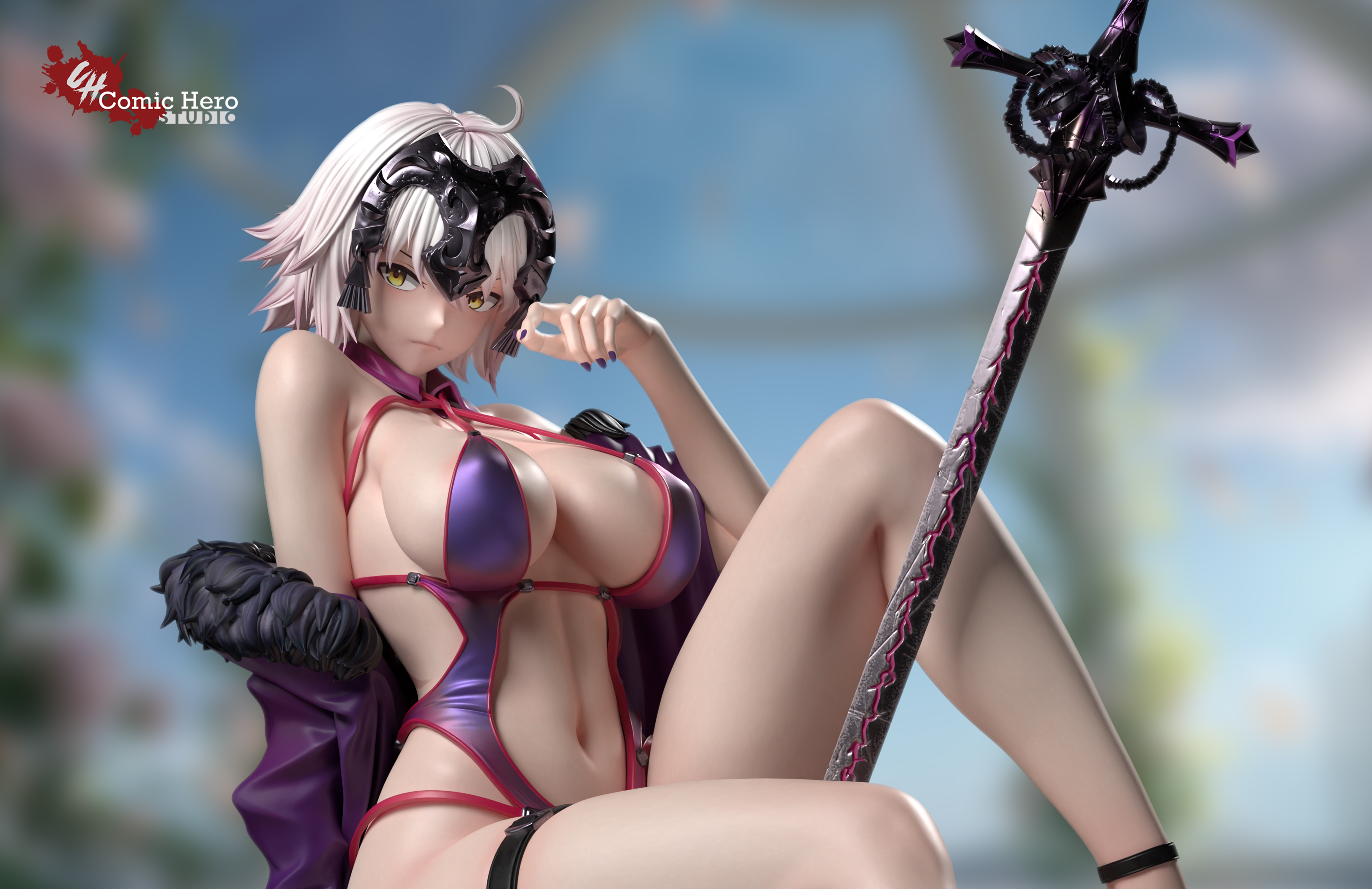 【Pre-sale】1/6 Scale Swimming Suit Joan of Arc-Comic Hero Studio