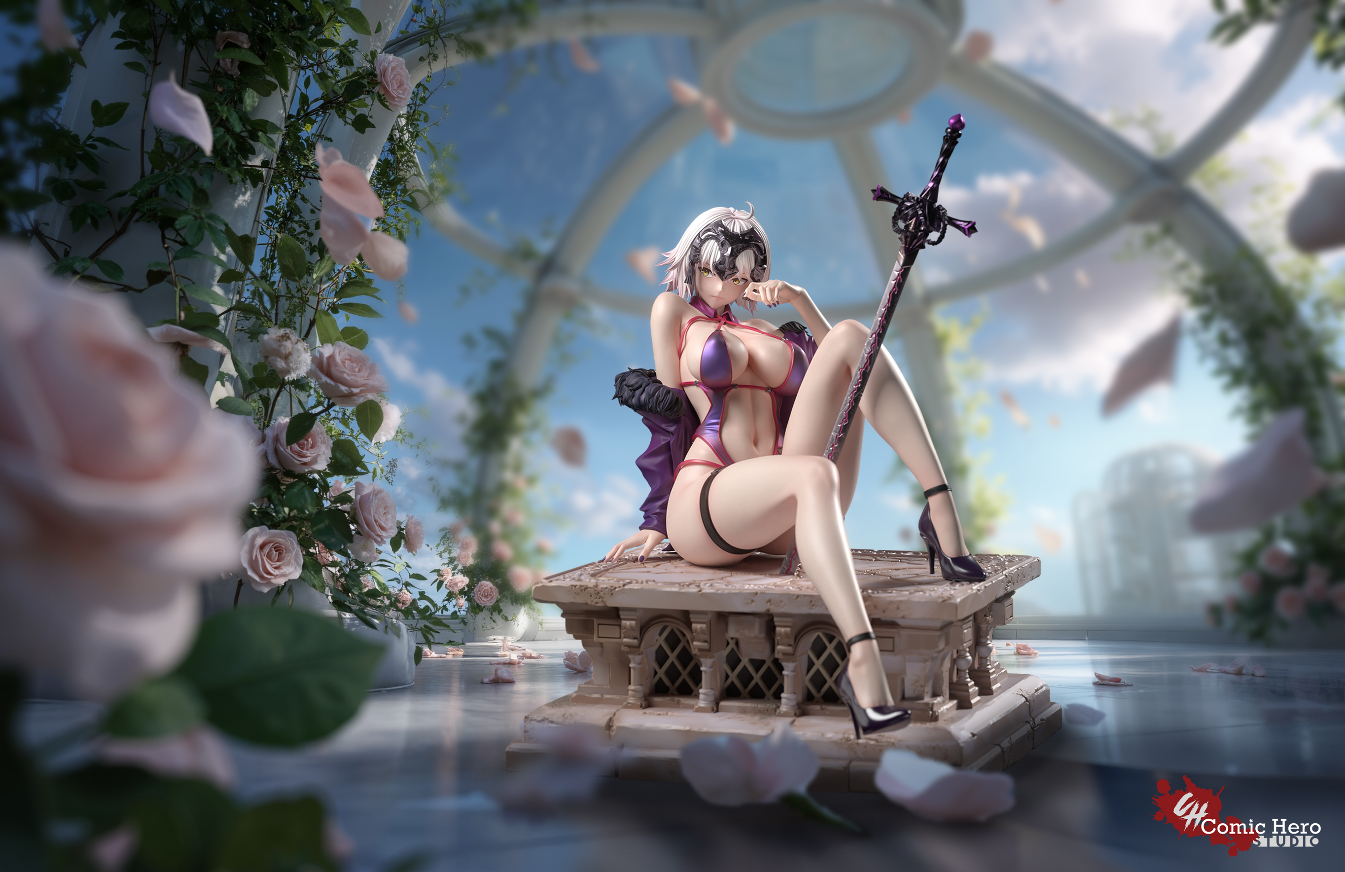 【Pre-sale】1/6 Scale Swimming Suit Joan of Arc-Comic Hero Studio