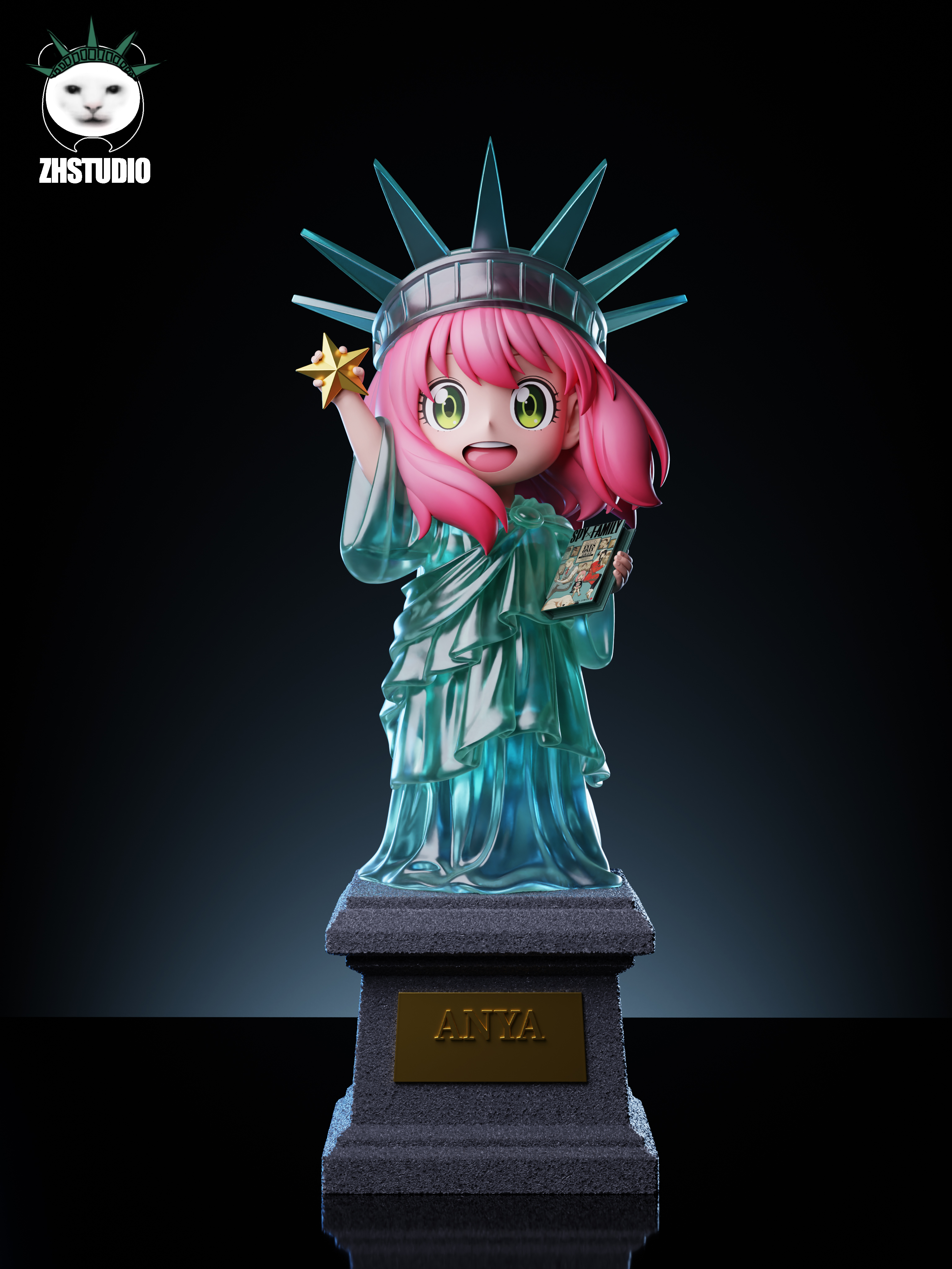 【Pre-sale】Anya and Frieren cos Statue of Liberty-ZH Studio