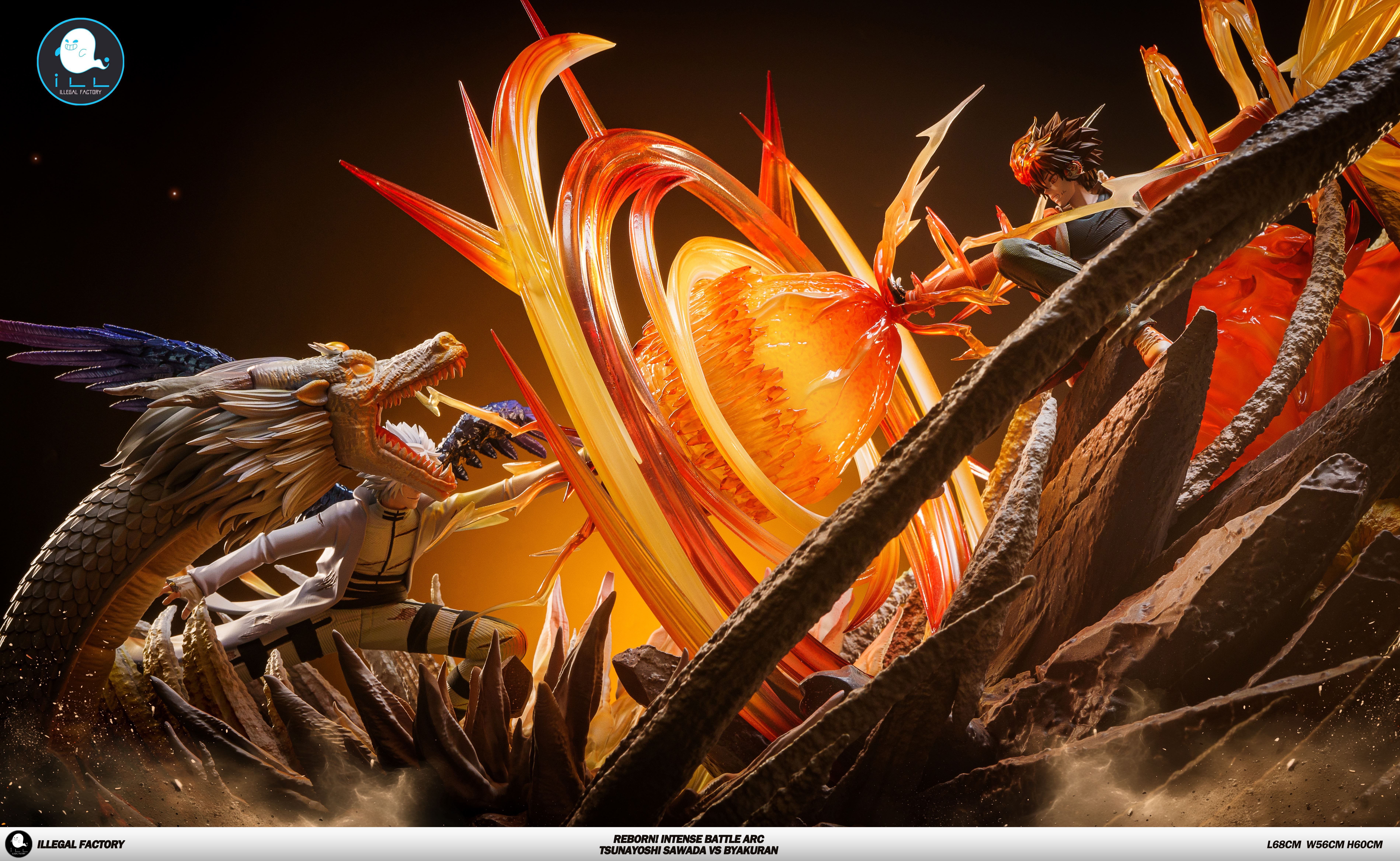 【Pre-sale】019 Sawada Tsunayoshi vs Byakuran Gesso with LED-ILL Factory Studio