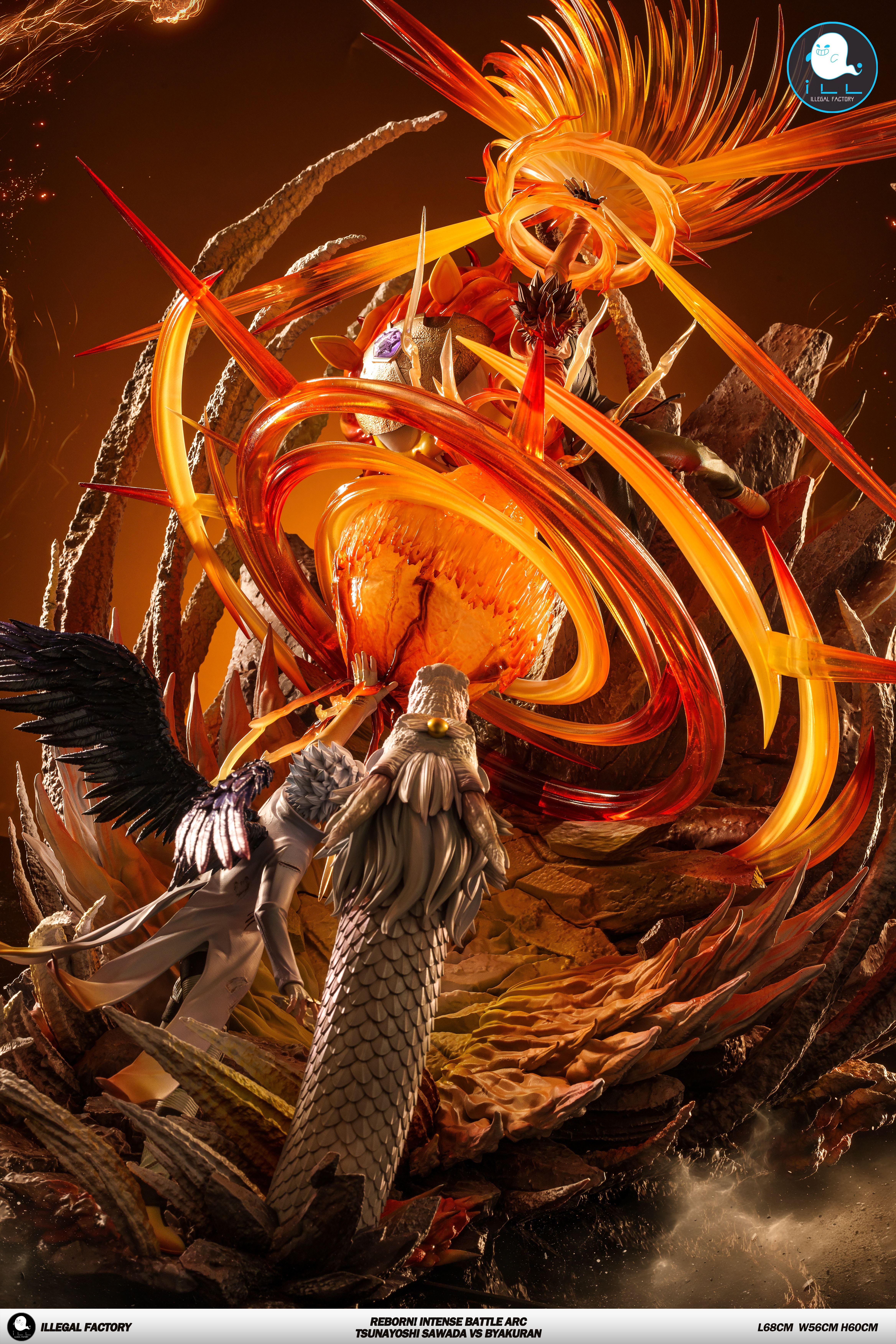 【Pre-sale】019 Sawada Tsunayoshi vs Byakuran Gesso with LED-ILL Factory Studio