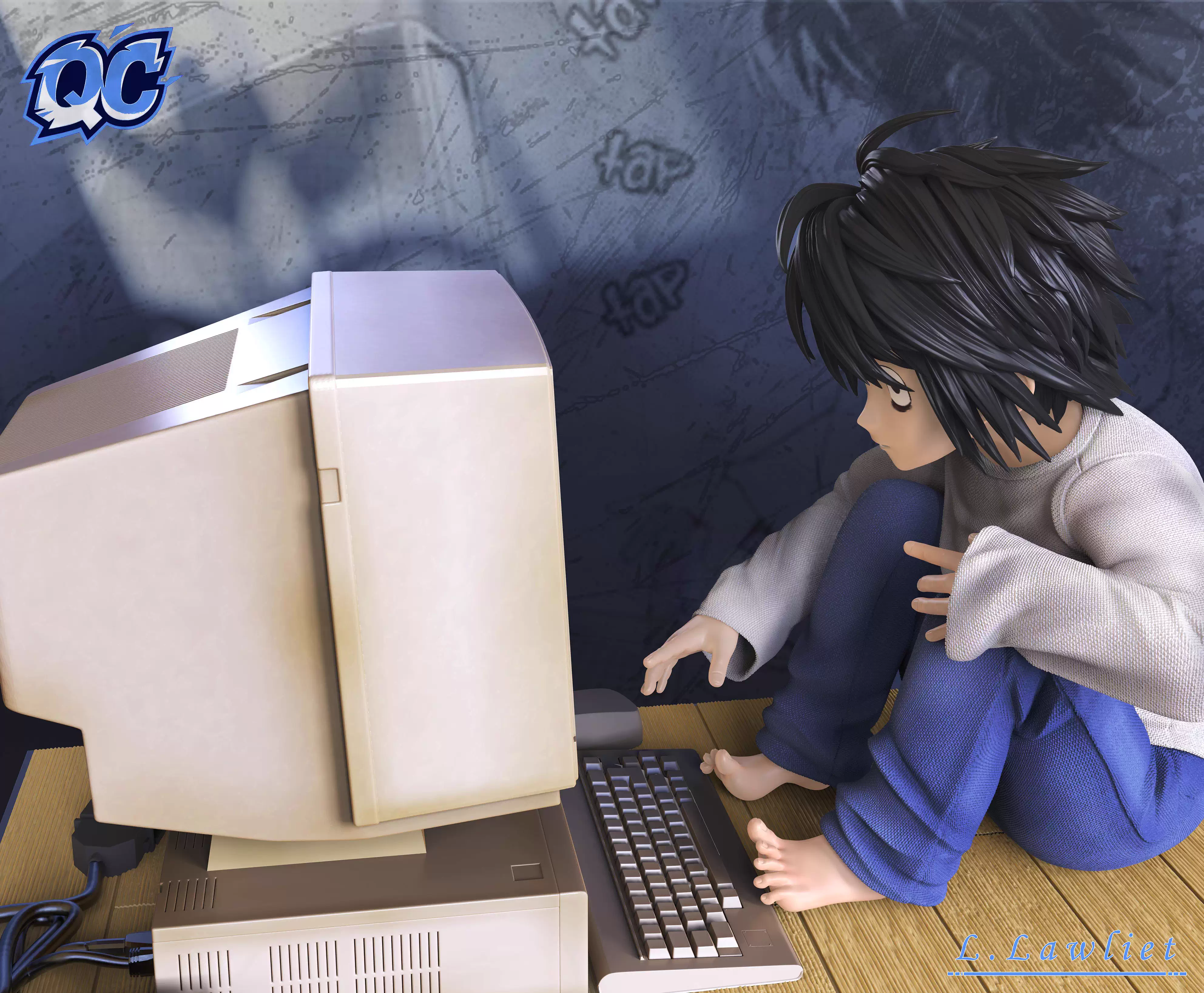 【Pre-sale】TV Watching Childhood L lawliet-QC Studio