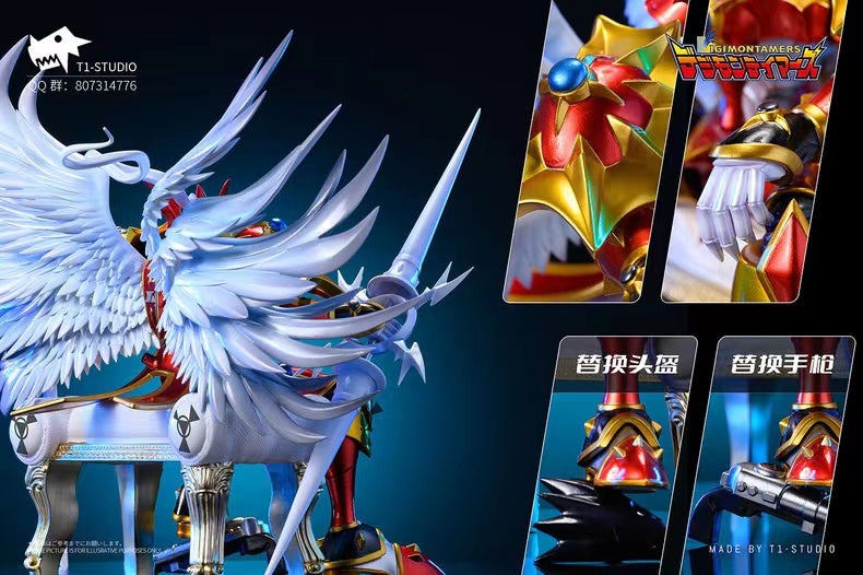 【Pre-sale】Sitting Dukemon: Crimson Mode-Digimon Adventure-T1 Studio