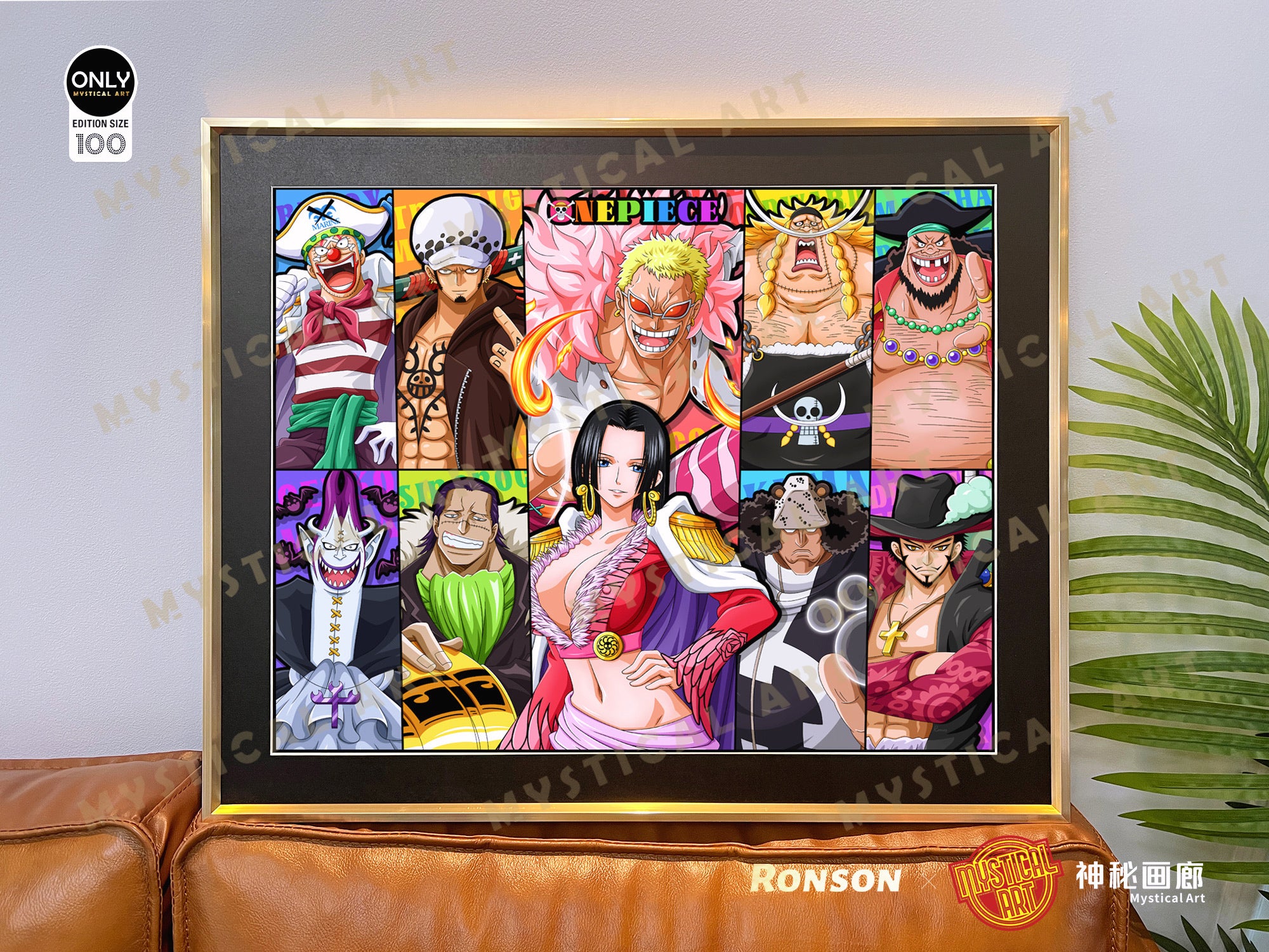 【In stock】Decorative Paint of The Straw Hats/Oka Shichibukai-One piece-Mystical Art Studio