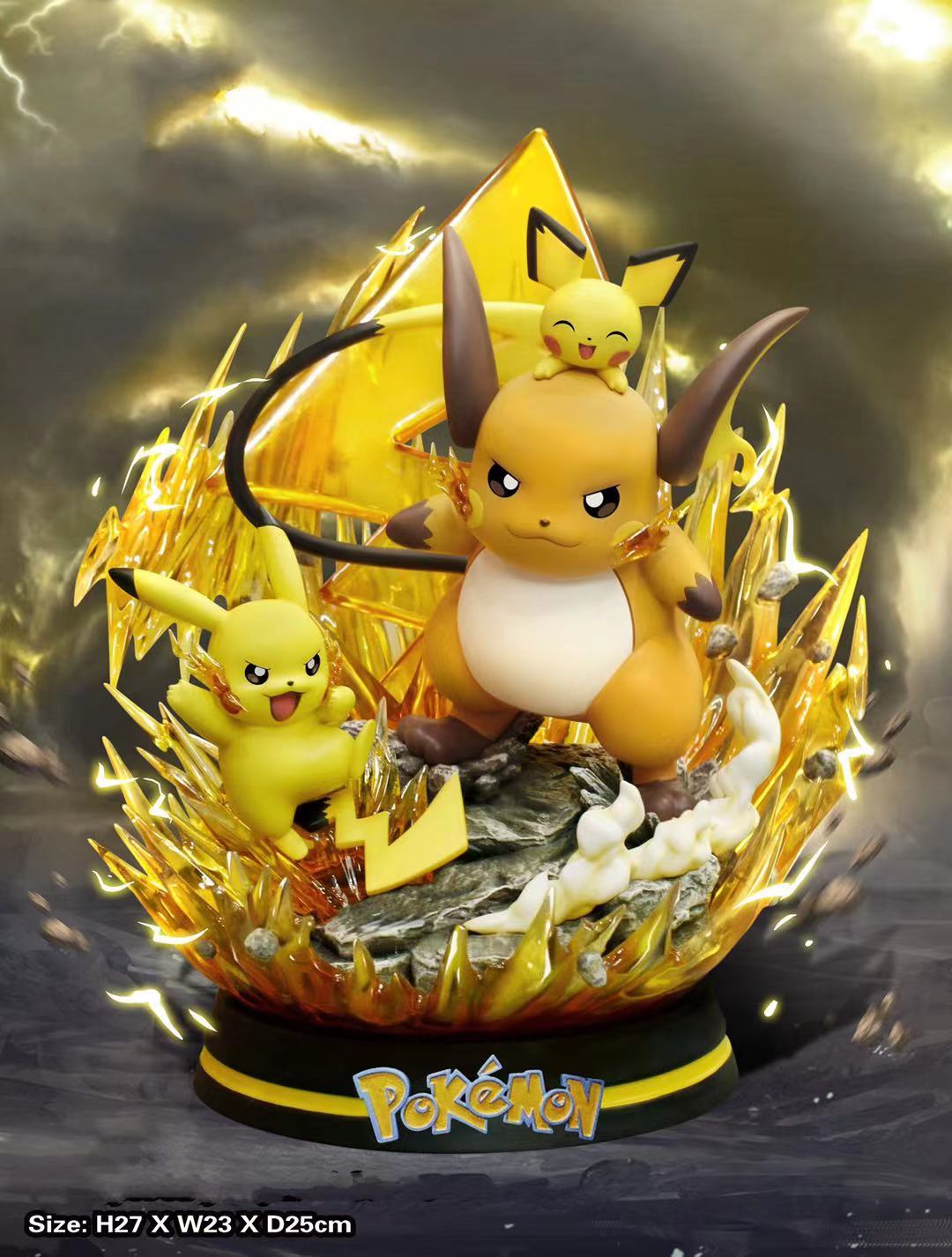 【In stock】Pikachu evolution series-Pokémon-EGG Studio