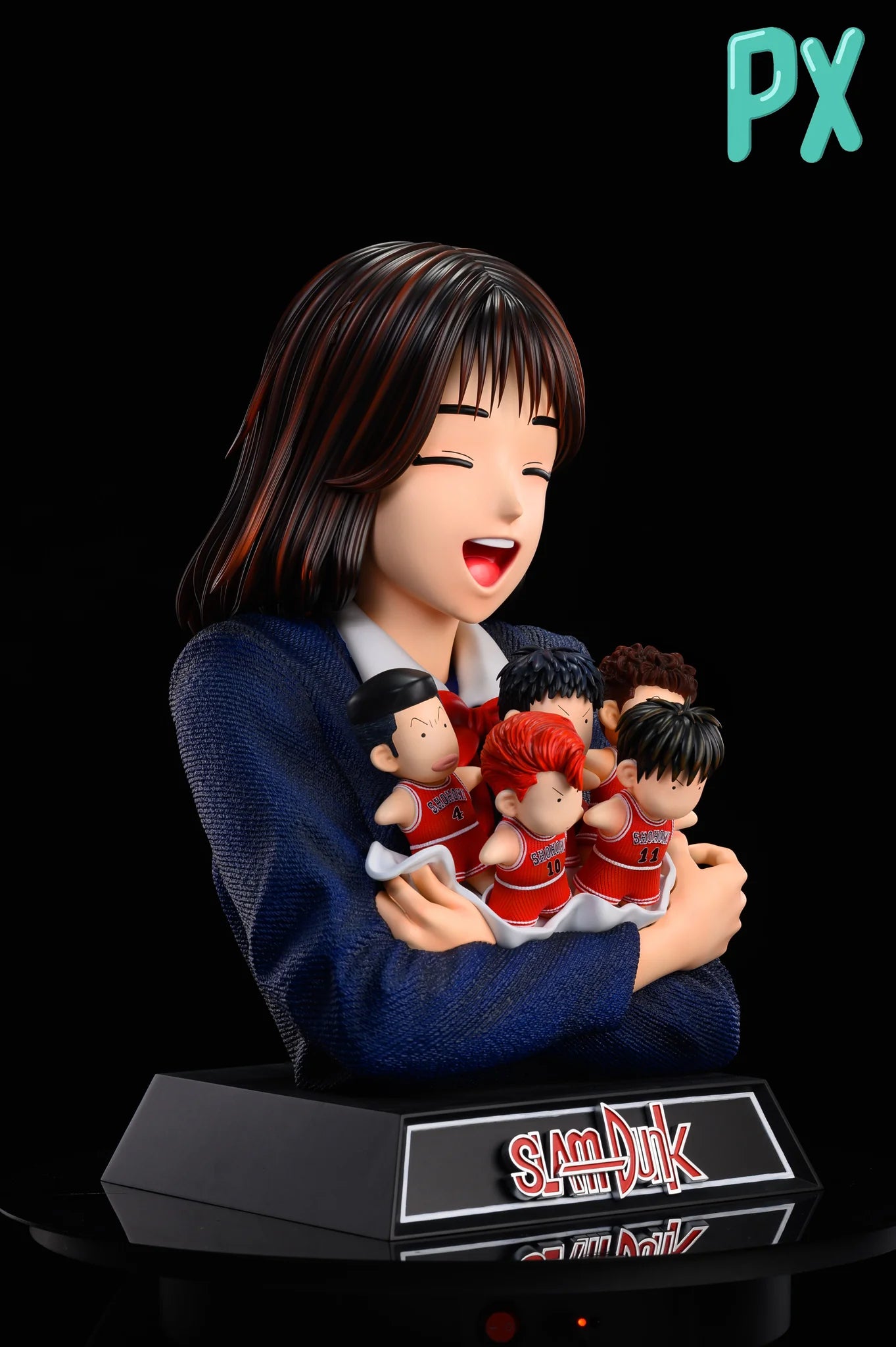 【Pre-sale】1/2 Scale Akagi Haruko Bust Statue & Shohoku Team Dolls - SLAM DUNK  - PX Studio
