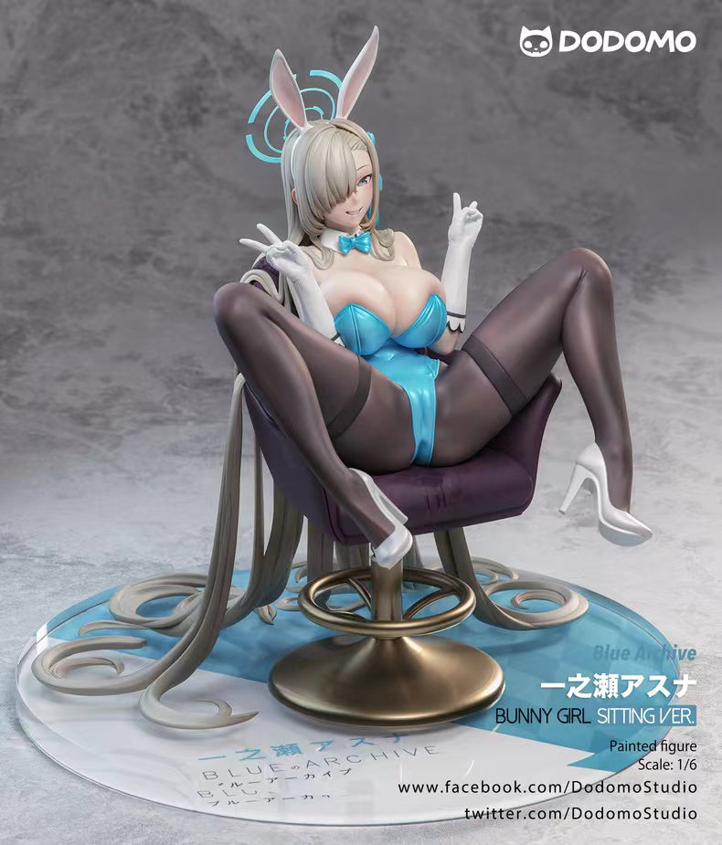 【Pre-sale】1/6 Scale Bunny Girl Sitting Asuna-Blue Archive-Dodomo Studio