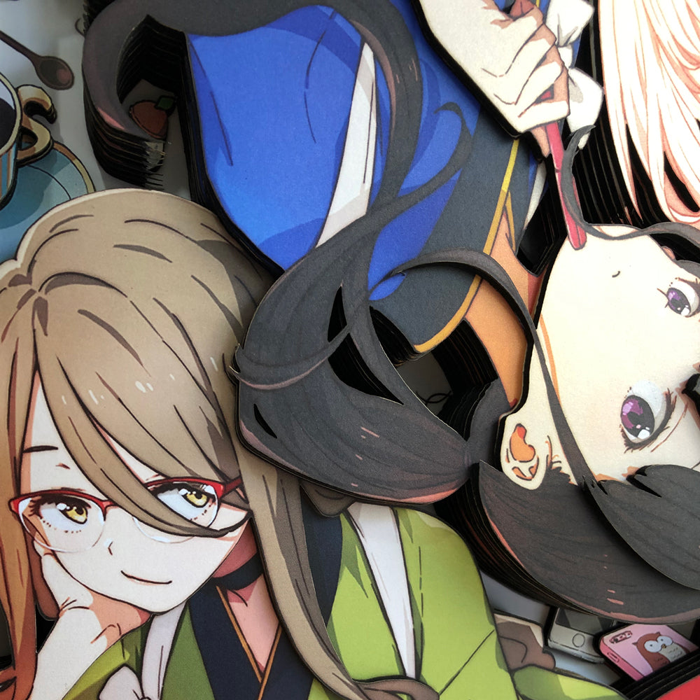 【In stock】3D Decorative Paint of Characters of Lycoris Recoil-AoTu Panda Studio