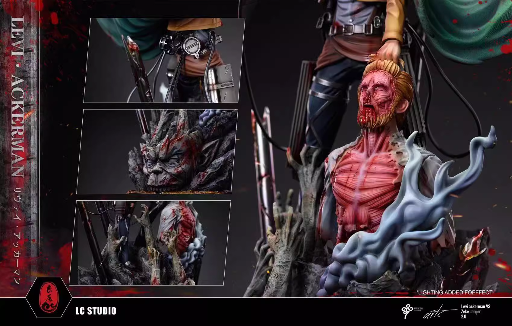 【Sold out】1/6 Scale Levi·Ackerman-Attack on Titan-LC Studio