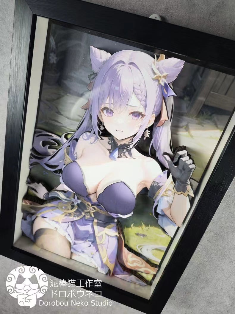 【In stock】DSMG-019 Decorative Painting of Keqing-Genshin Impact-Dorobou Neko Studio
