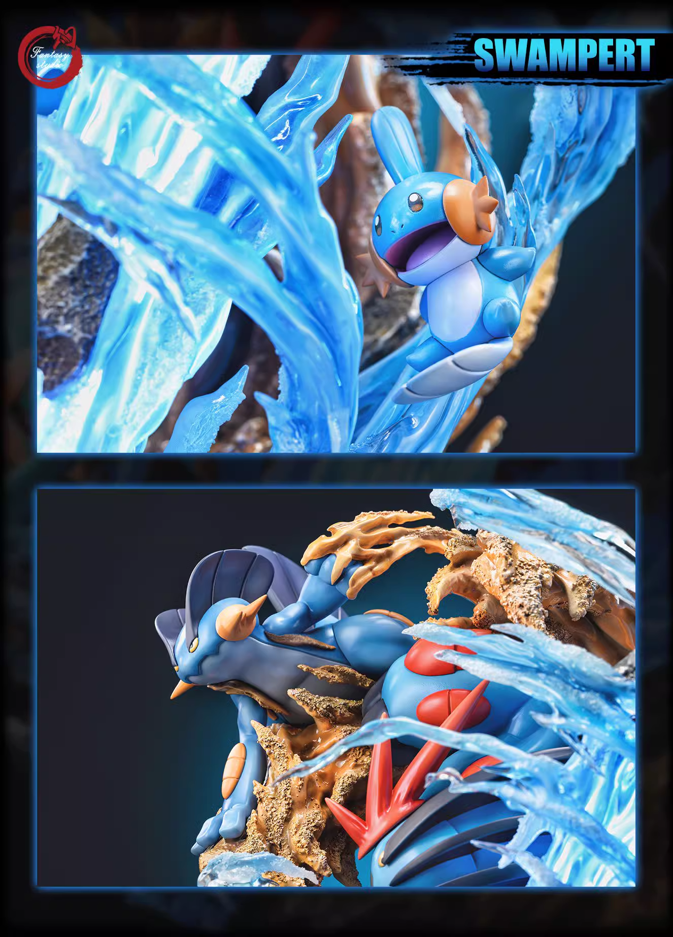 【Last one】GX Evolution Series Swampert Family with LED-Pokemon-Fantasy Studio