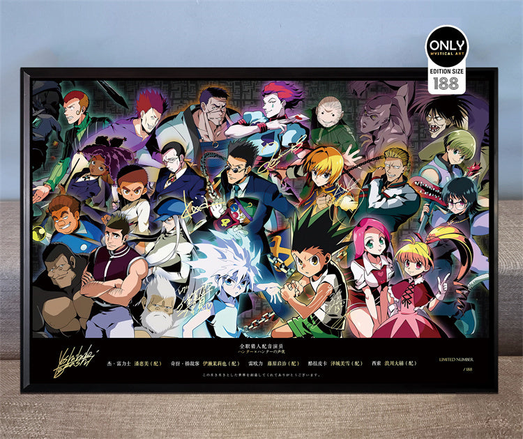 【Pre-sale】Decorative Paint of Original series Voice Actor's Signatures HUNTER x HUNTER-Mystical Art Studio