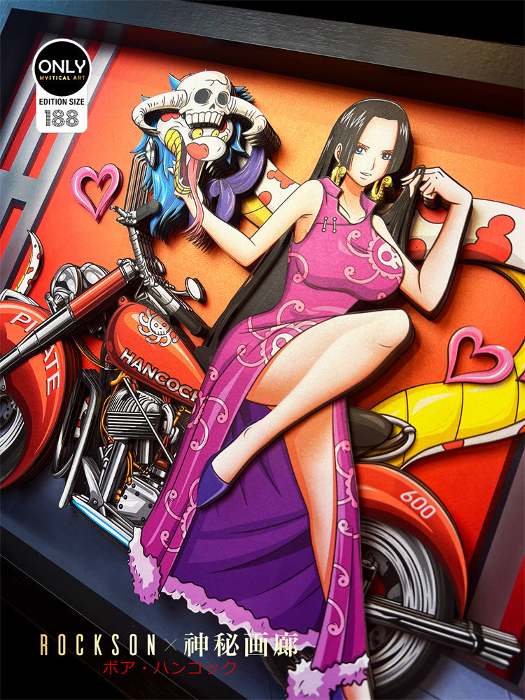 【Pre-sale】Decorative Painting of Locomotive Boa·Hancock-One Piece-Mystical Art Studio