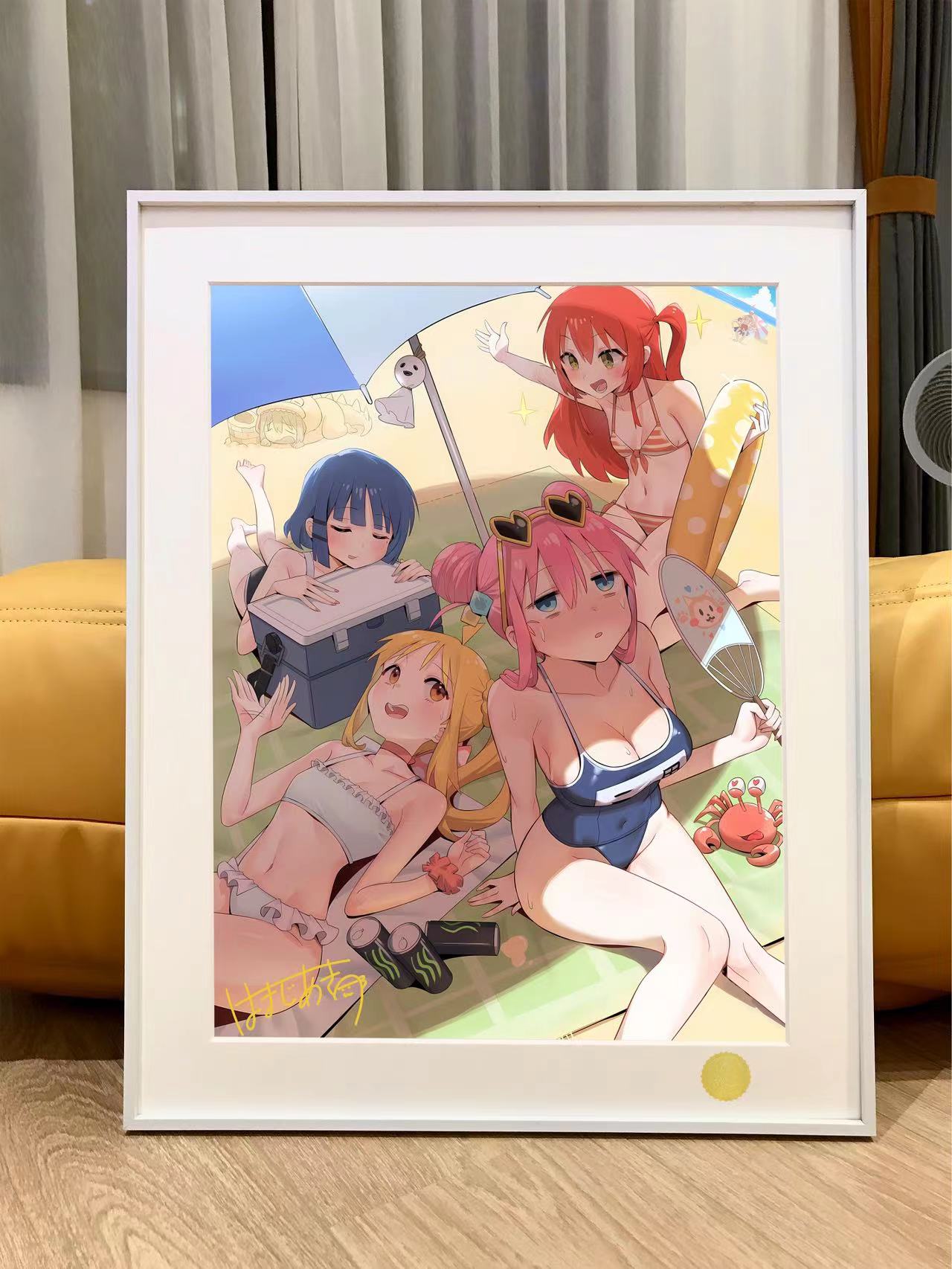 【Pre-sale】Beach Series Hitori Gotoh & Nijika Ijichi & Ryo Yamada & Ikuyo Kita Decorative Painting - Bocchi the Rock! - Xingkong Studio