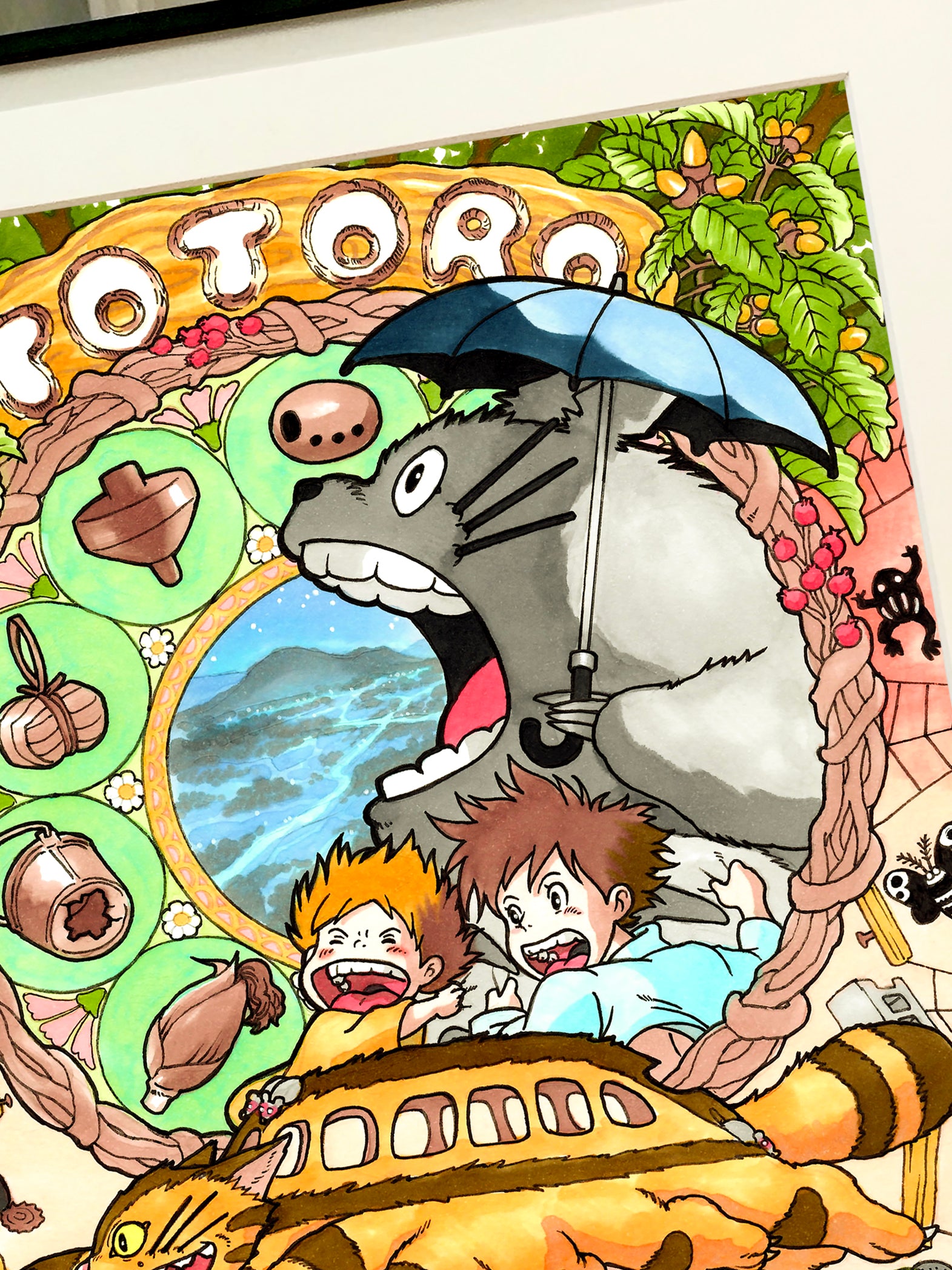 【Pre-sale】My Neighbour Totoro Decorative Painting-Xingkong Studio