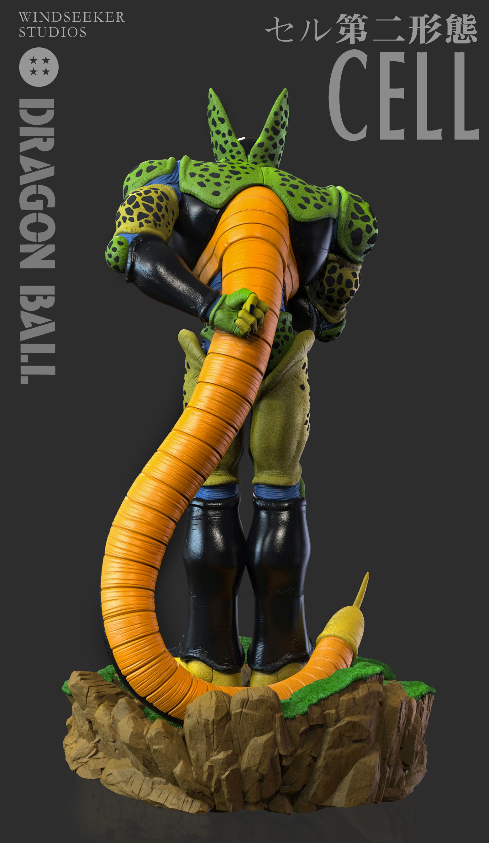 【Pre-sale】1/6 Scale Cell: Second Form-Dragonball-windseeker Studio