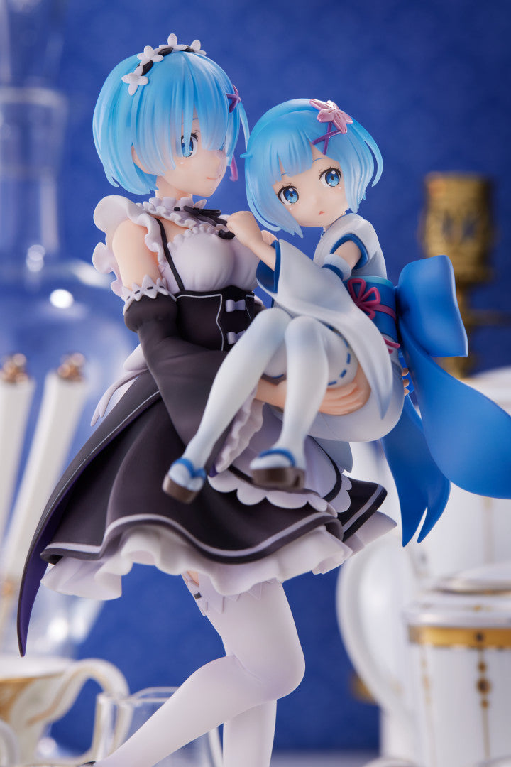 【Pre-sale】S-Fire Series Rem & Childhood Rem-Re:Starting Life From Zero in a Different World Official Statue-SEGA