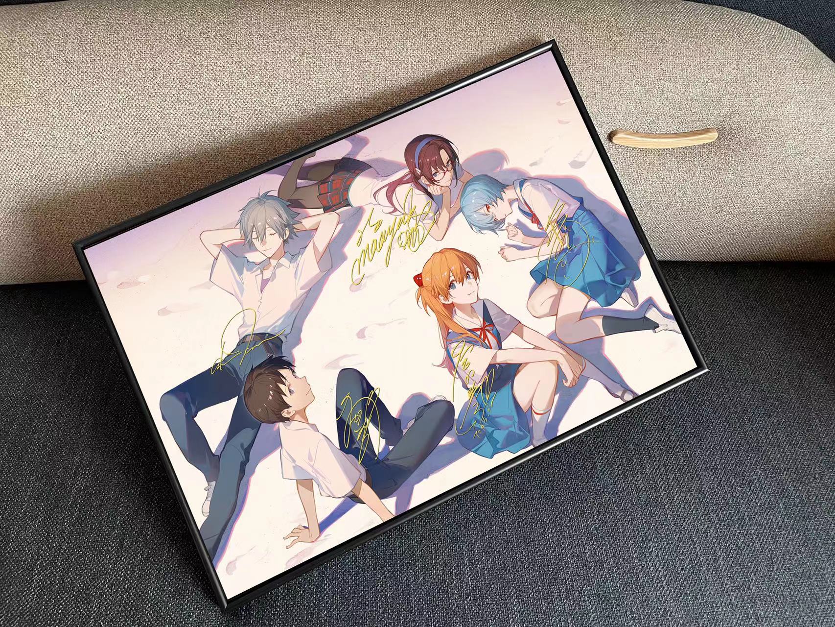 【Pre-sale】Main Characters of Evangelion Decorative Painting-Evangelion-Qian NiaoShe Studio