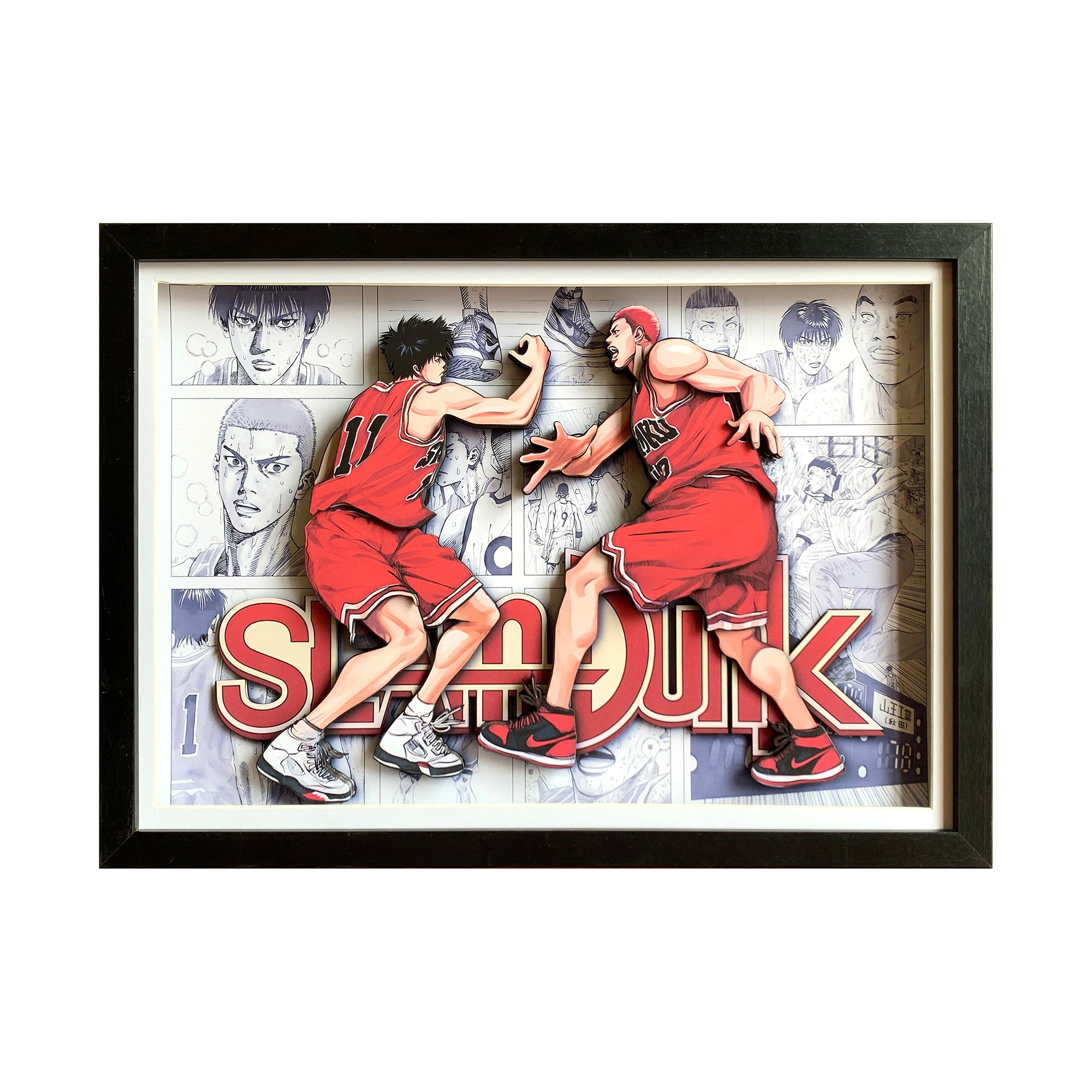 【In stock】Decorative Painting of Rukawa Kaede & Sakuragi Hanamichi-Slam Dunk-Mystical Art Studio