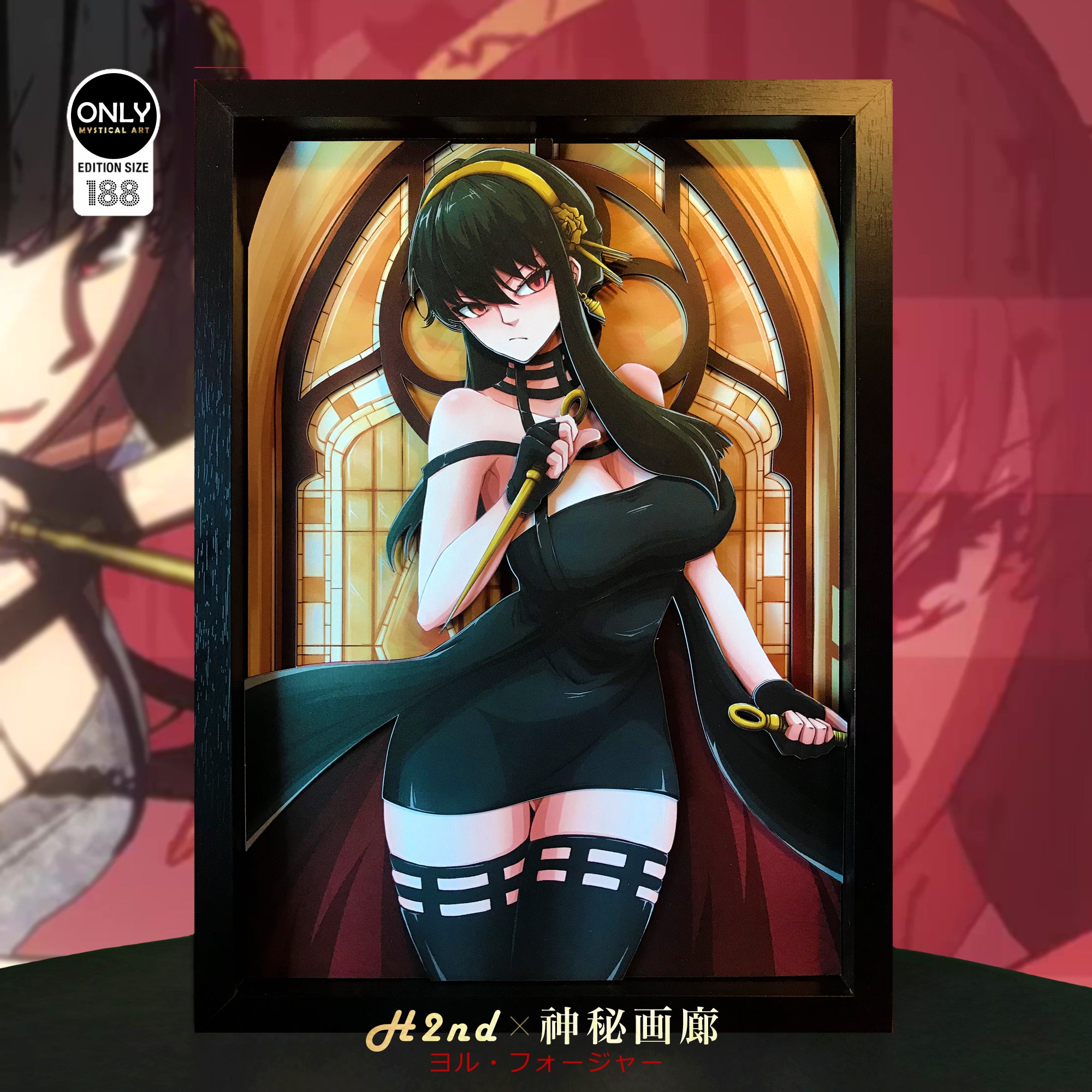 【Pre-sale】Gentleman Style 3D Decorative Paint of Yor Forger Decorative Painting-Mystical Art Studio