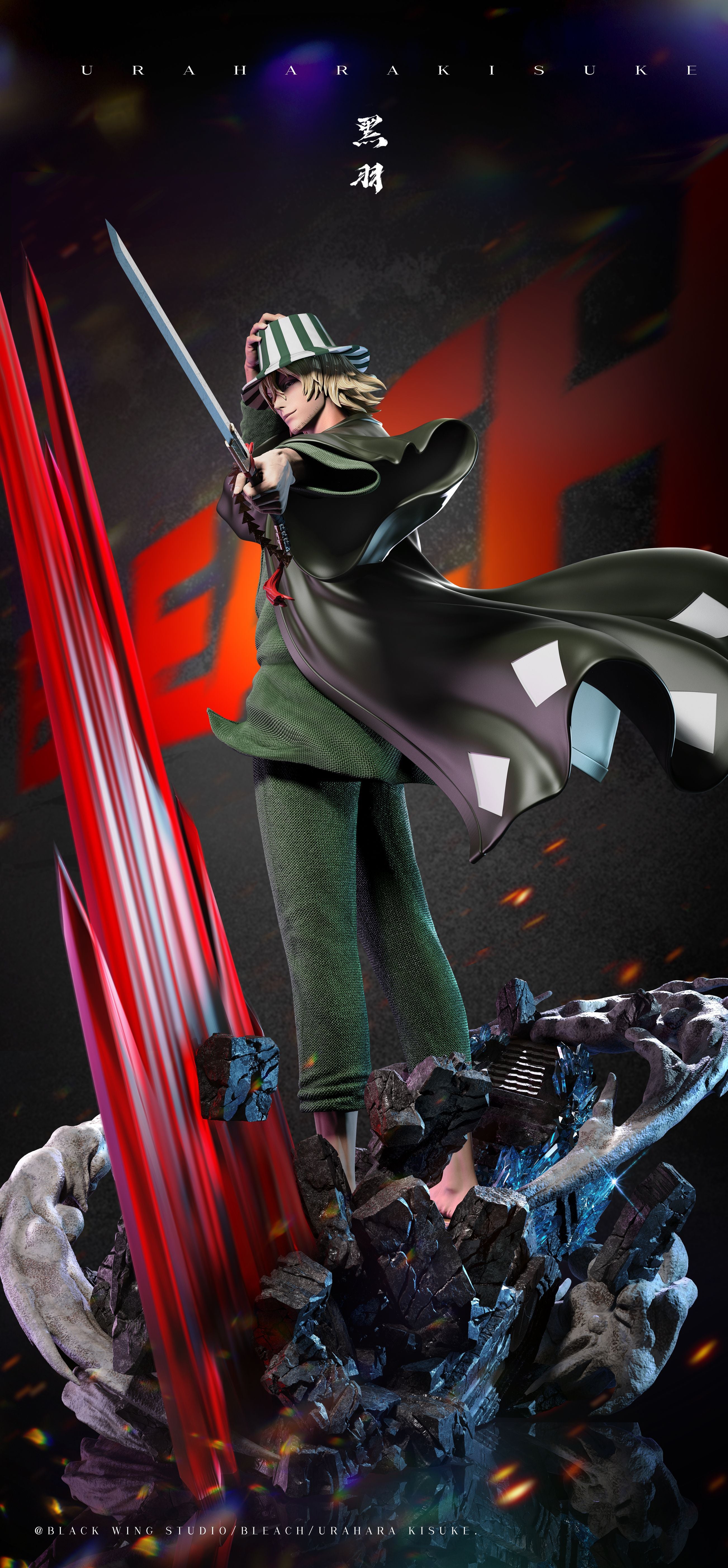 【In stock】 1/6 Scale Urahara Kisuke-BlackWings Studio