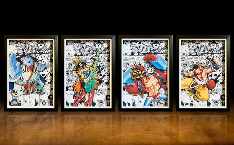 【Buy 4 and get 1 free】【In stock】Decorative Painting of Comic Background Characters-One Piece-Mystical Art Studio