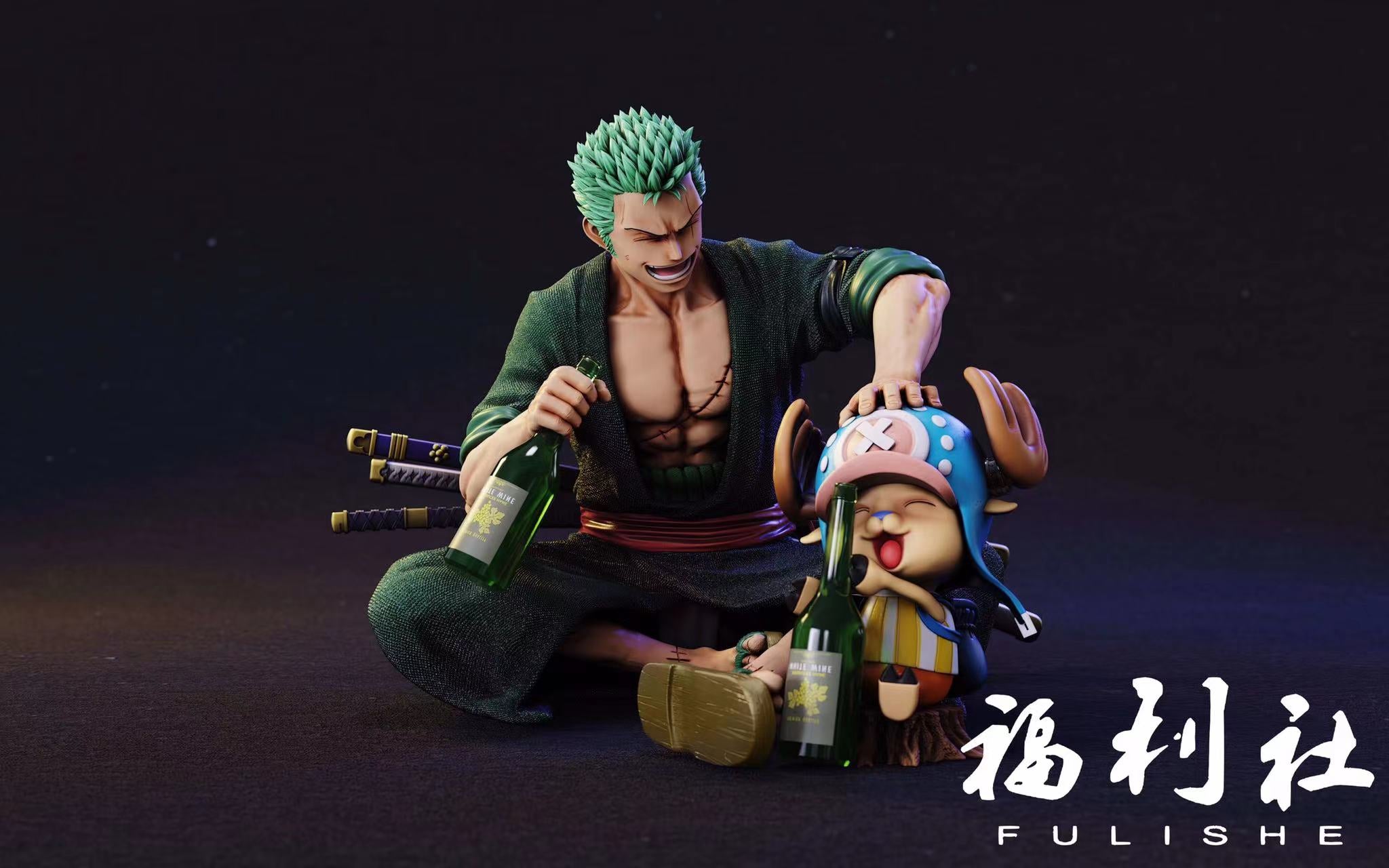 【In stock】POP MAX Scale Zoro&Chopper-One piece-FuLiShe Studio