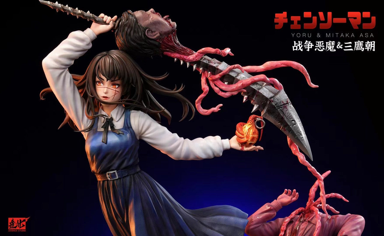 【Sold out】1/5 Scale Yoru, Mitaka Asa＆Chicken Devil-ZaoHua Studio