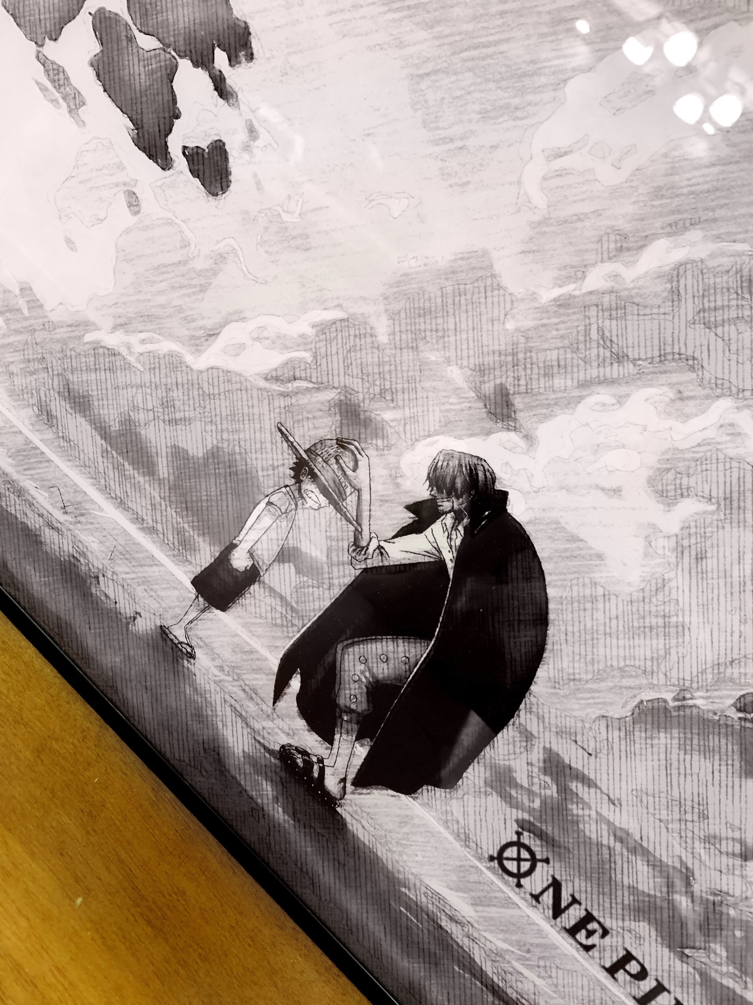 【Pre-sale】Decorative painting of Luffy & Shanks-One piece-Mystical Art Studio